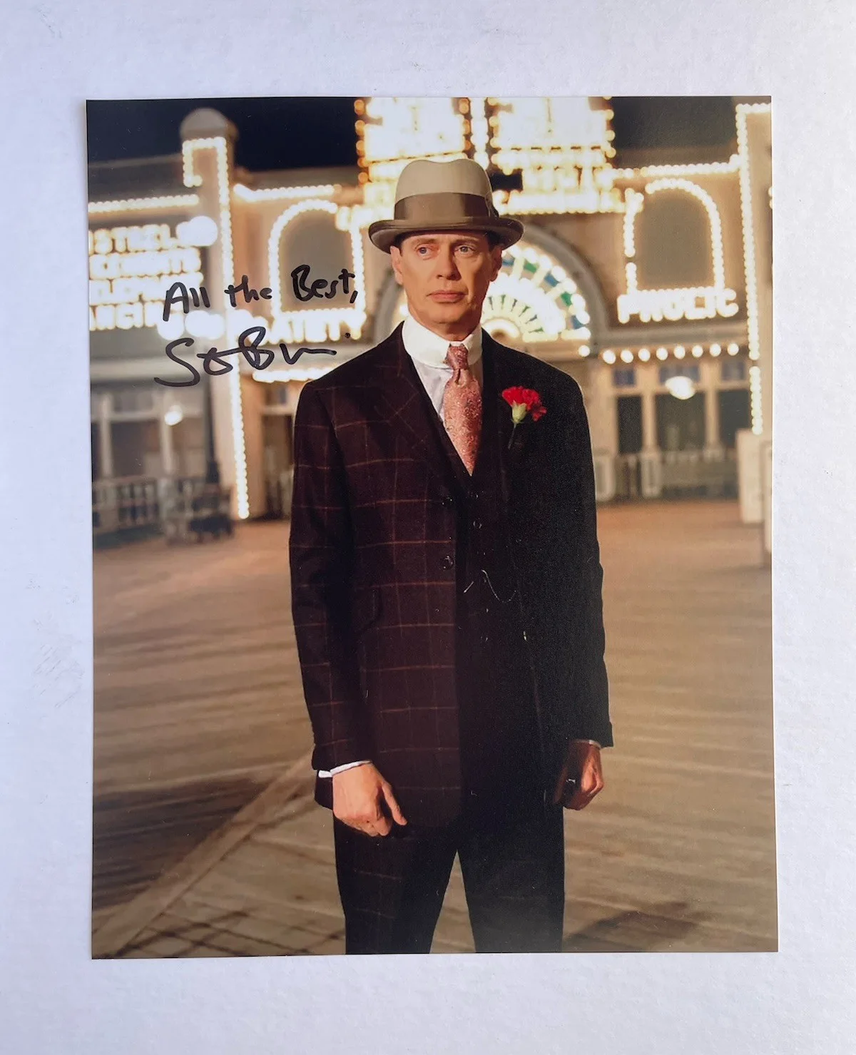 Steve Buscemi — Steve Buscemi Authentic Hand Signed 8x10 Photo Boardwalk Empires Reservoir Dogs