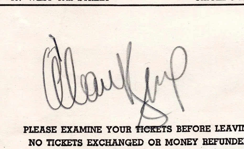 ALAN KEMP — ORIG SIGNED PLAYHOUSE ENV - AUTOGRAPH - ACTOR ALAN KEMP, image 2