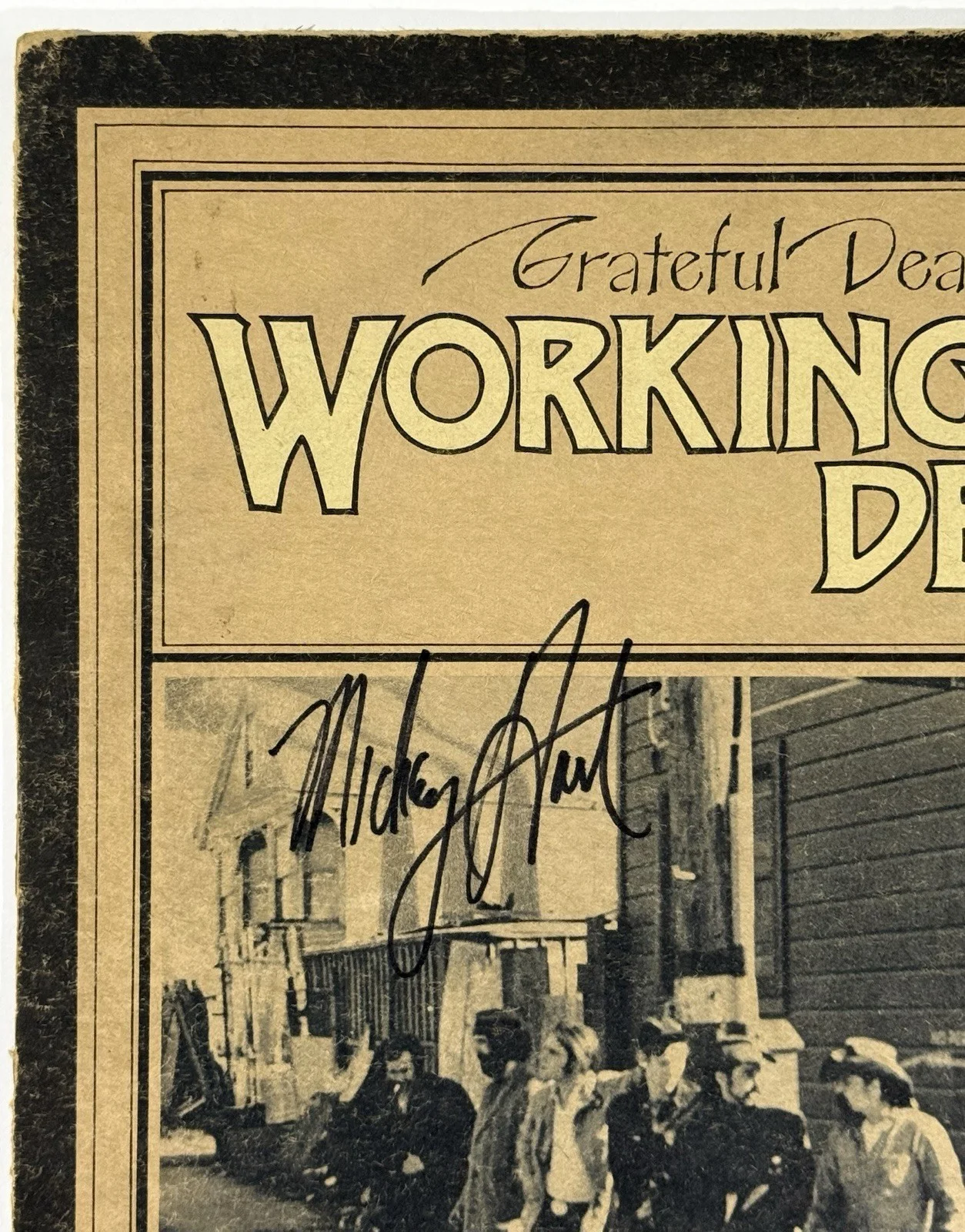 Mickey Hart signed Grateful Dead Album Workingman's Dead vinyl lp Psa Dna coa, изображение 2