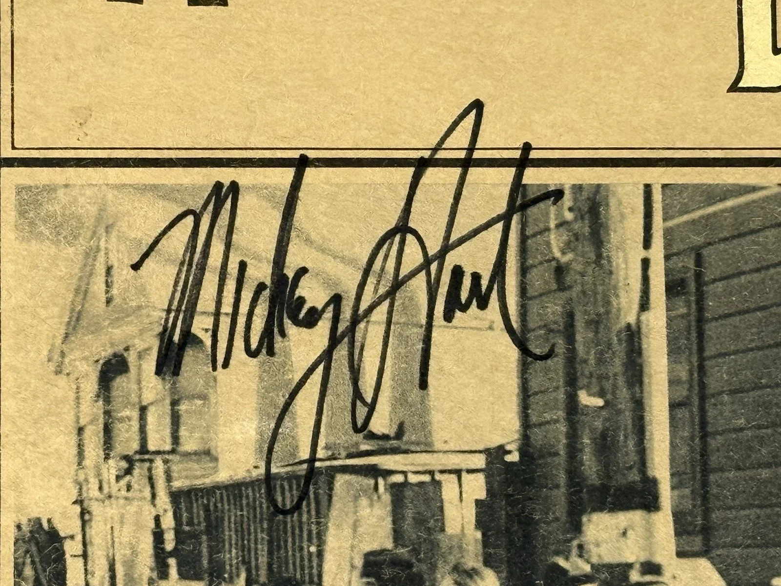 Mickey Hart signed Grateful Dead Album Workingman's Dead vinyl lp Psa Dna coa, изображение 3