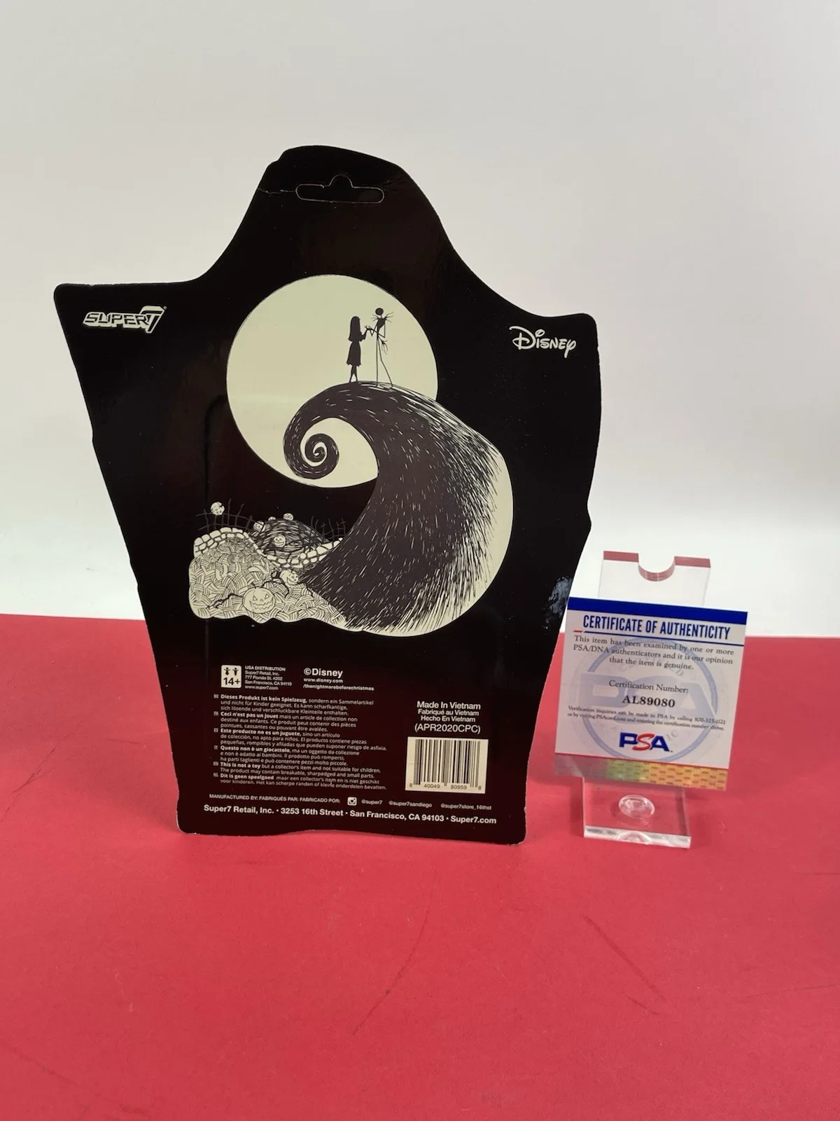 Chris Sarandon — NBC Jack Skellington ReAction Figure Signed By Chris Sarandon PSA/DNA Cert (#2), изображение 5