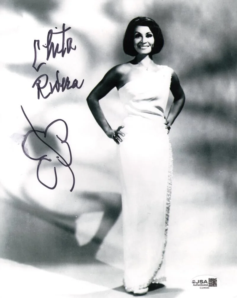 Chita Rivera — Chita Rivera Signed Autograph 8x10 Photo - Broadway Theatre Icon w/ JSA COA