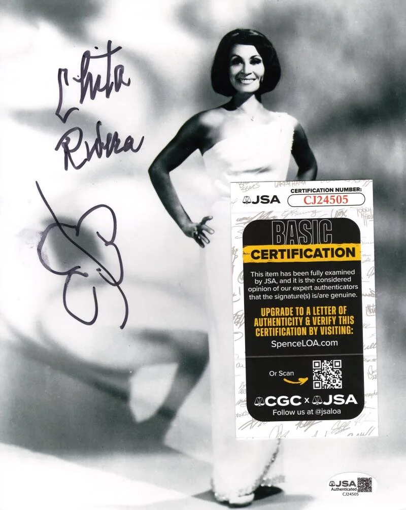 Chita Rivera — Chita Rivera Signed Autograph 8x10 Photo - Broadway Theatre Icon w/ JSA COA, image 2