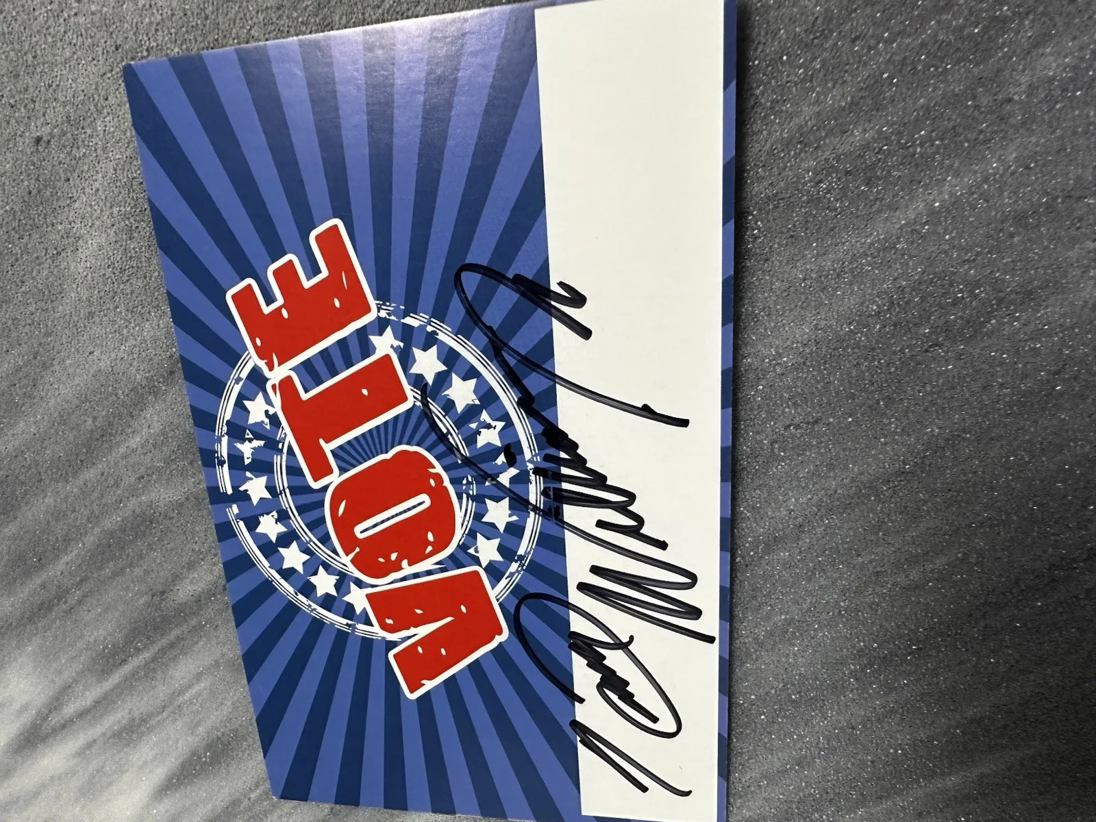 Hank Williams Jr Signed Postcard, image 2