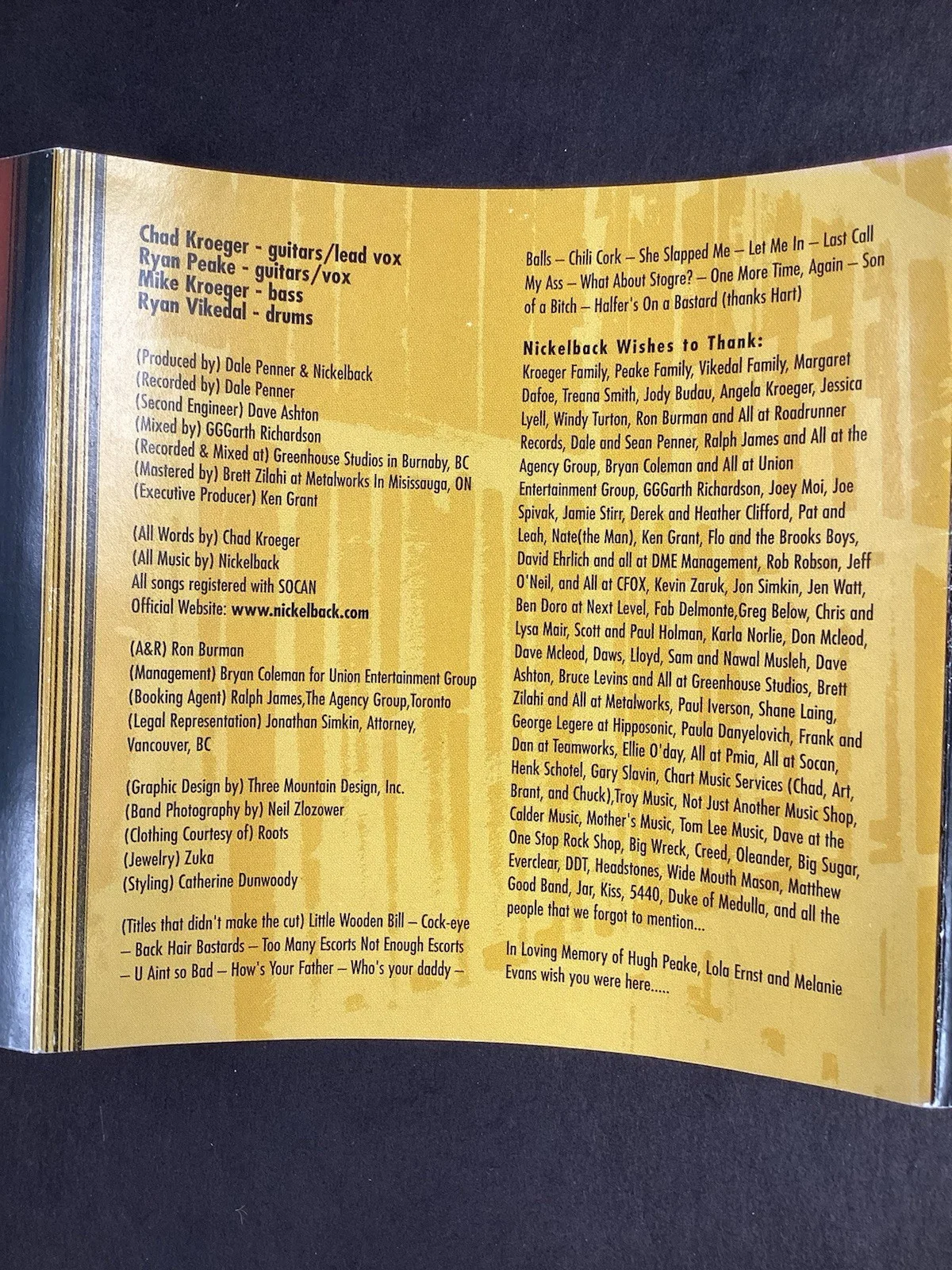 Nickelback signed CD The State Booklet Music Chad Kroeger Autograph PSA/DNA, image 4