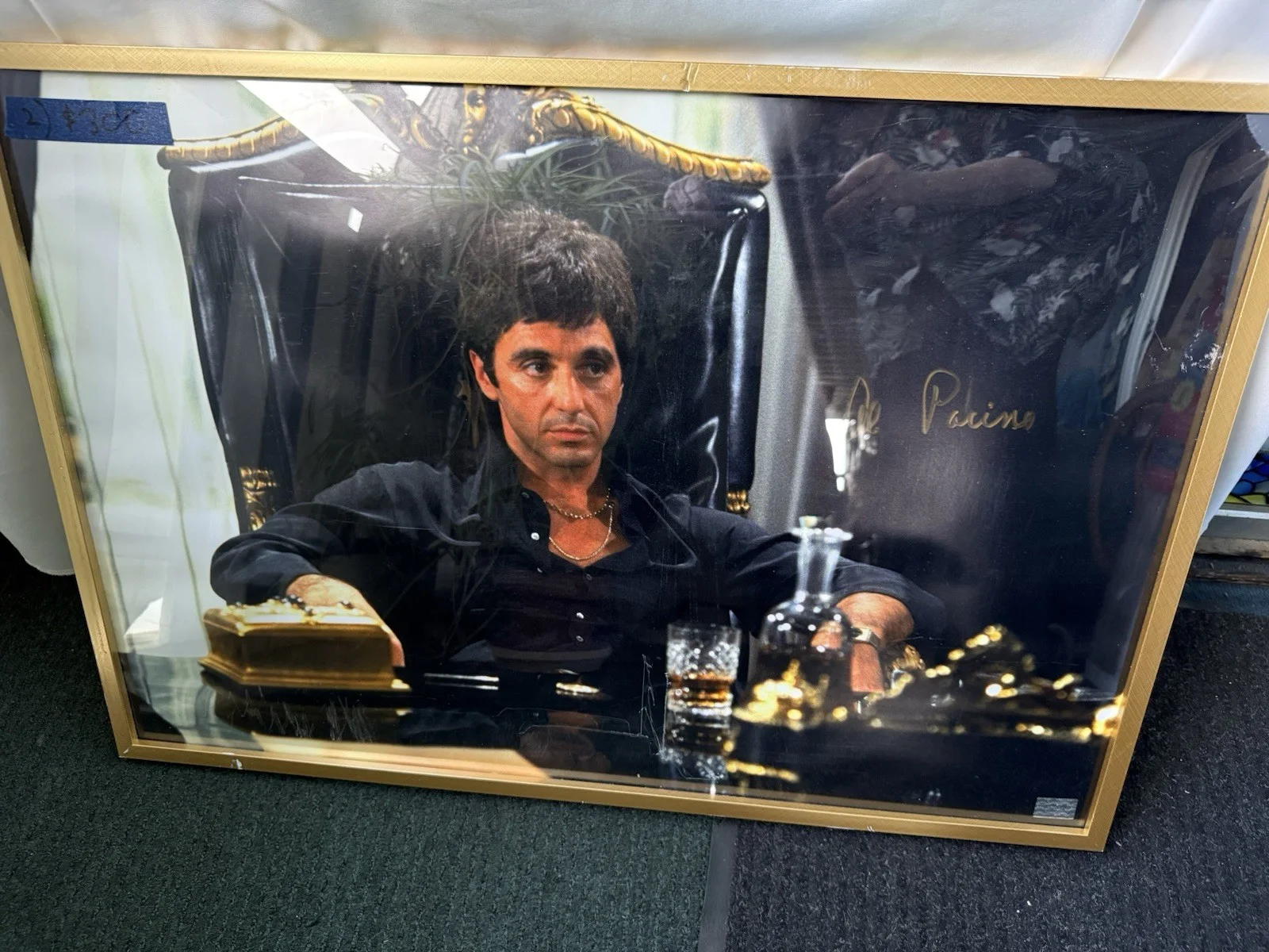 Al Pacino — AL PACINO SIGNED AUTOGRAPH SCARFACE 21" x 30" Movie Poster-Framed w/Plex, image 5