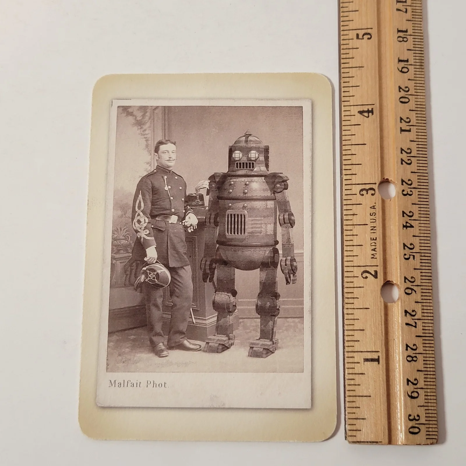 Edward Bateman — Very Rare HTF Vtg Signed Edward Bateman Robo-Foto-Graphie Malfait Phot Card No 3, изображение 5