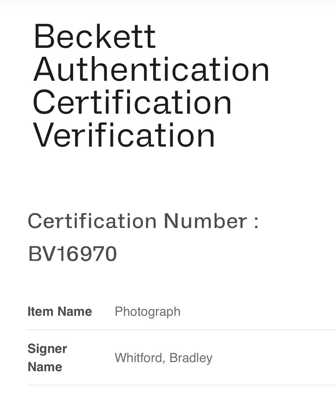 BRADLEY WHITFORD SIGNED 'THE WEST WING' JOSH 8x10 PHOTO ACTOR BECKETT BAS COA, image 2