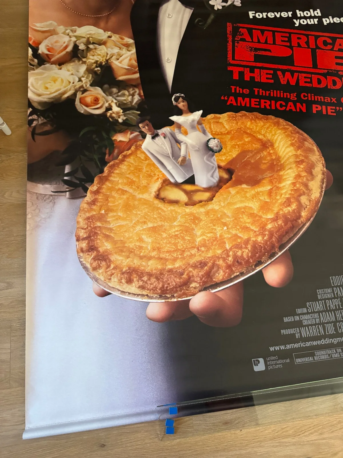 American Pie - The Wedding (2003) giant vinyl cinema poster/banner - Jason Biggs, изображение 3