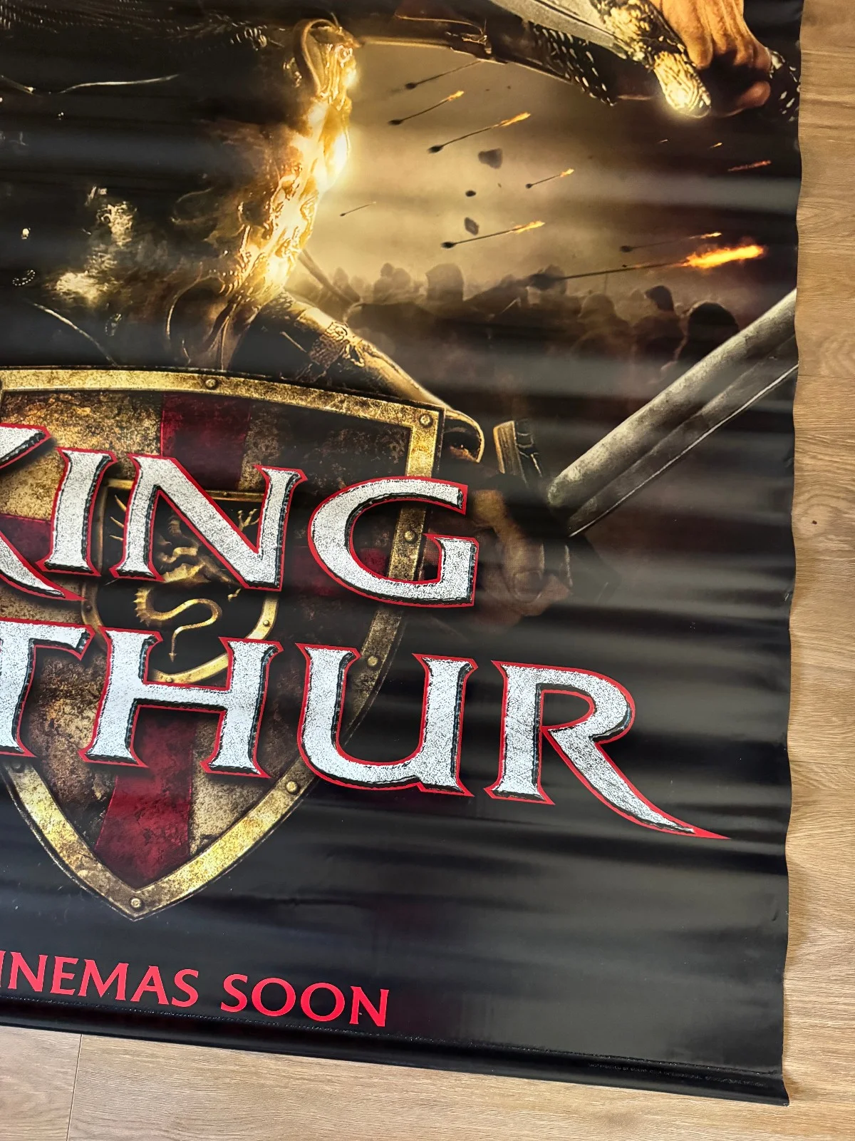 King Arthur (2004) giant vinyl cinema poster/banner - Clive Owen, image 3