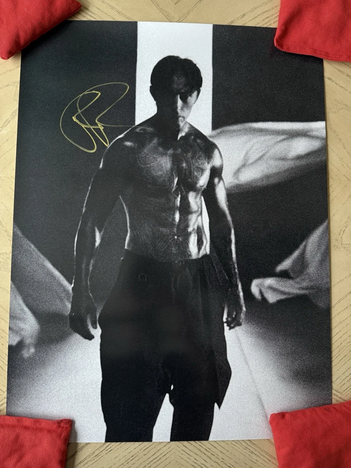 Ronnie Radke SIGNED Falling In Reverse 18x24”Poster “God Is A Weapon Standing”, изображение 2