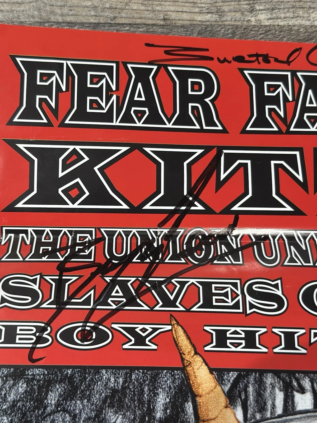 KITTIE FEAR FACTORY BHC SNOCORE 2001 SIGNED AUTOGRAPHED 11x17 Poster Nu Metal, изображение 3