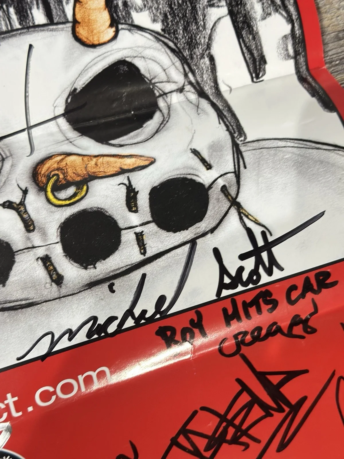 KITTIE FEAR FACTORY BHC SNOCORE 2001 SIGNED AUTOGRAPHED 11x17 Poster Nu Metal, изображение 5