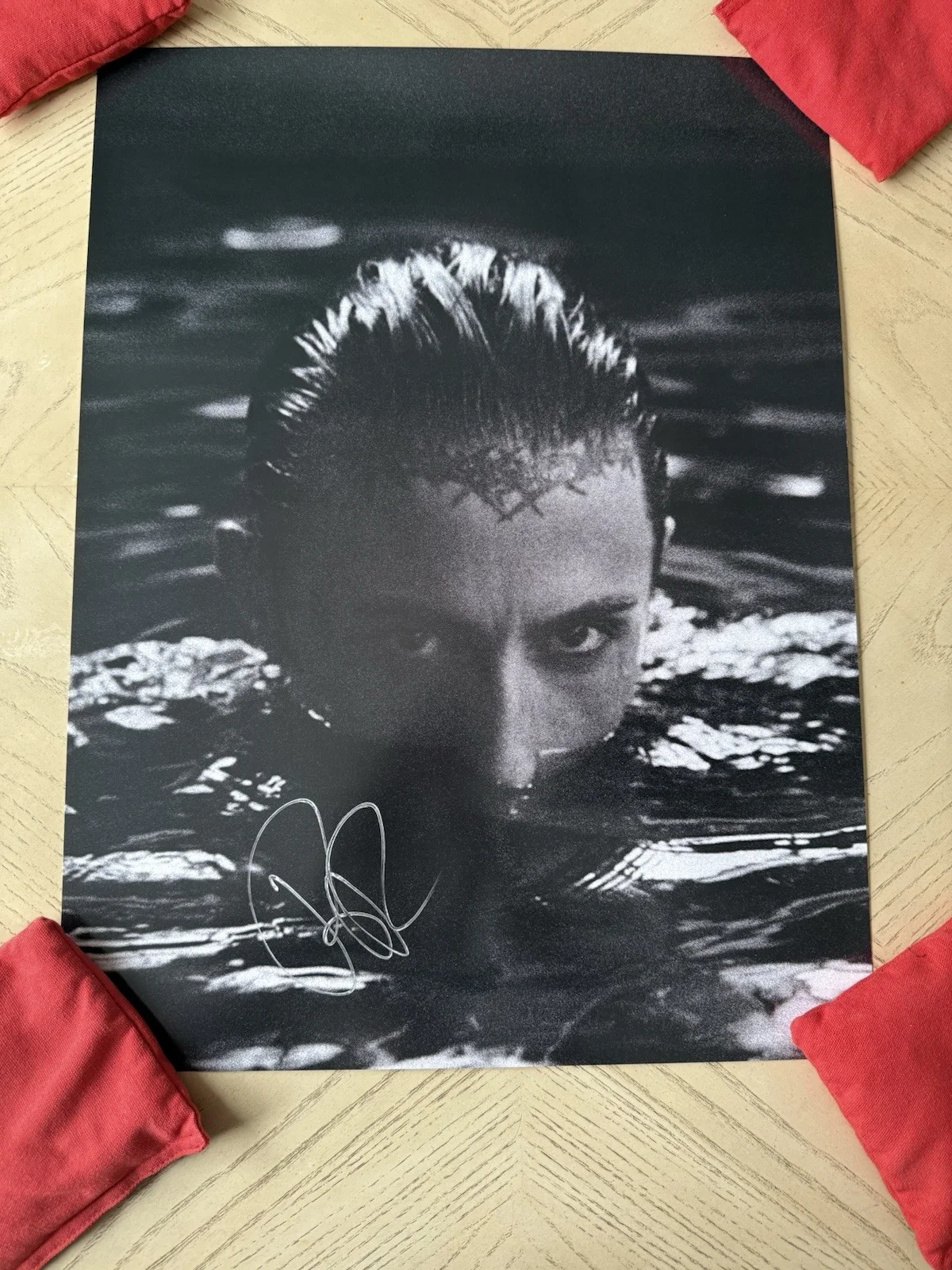 Ronnie Radke SIGNED Falling In Reverse 18x24”Poster “Water”, image 2