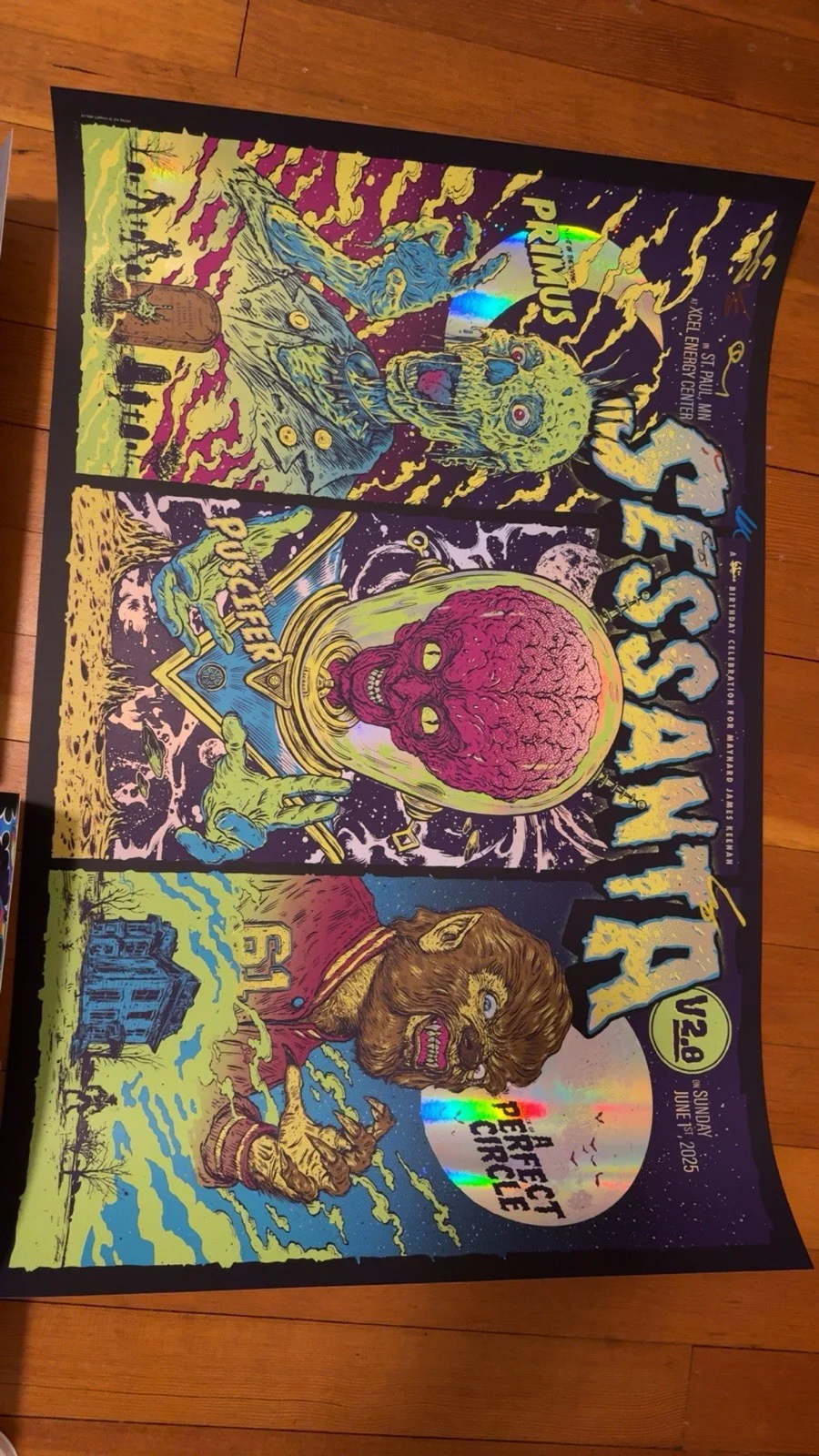 Sessanta 2.0 Minneapolis Band Signed Poster, image 2