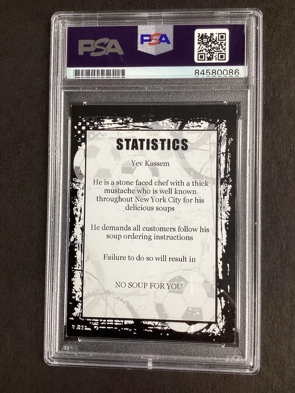 Larry Thomas — Larry Thomas Signed Card Seinfeld Vintage Insc No Soup For U Autograph PSA/DNA10, изображение 4