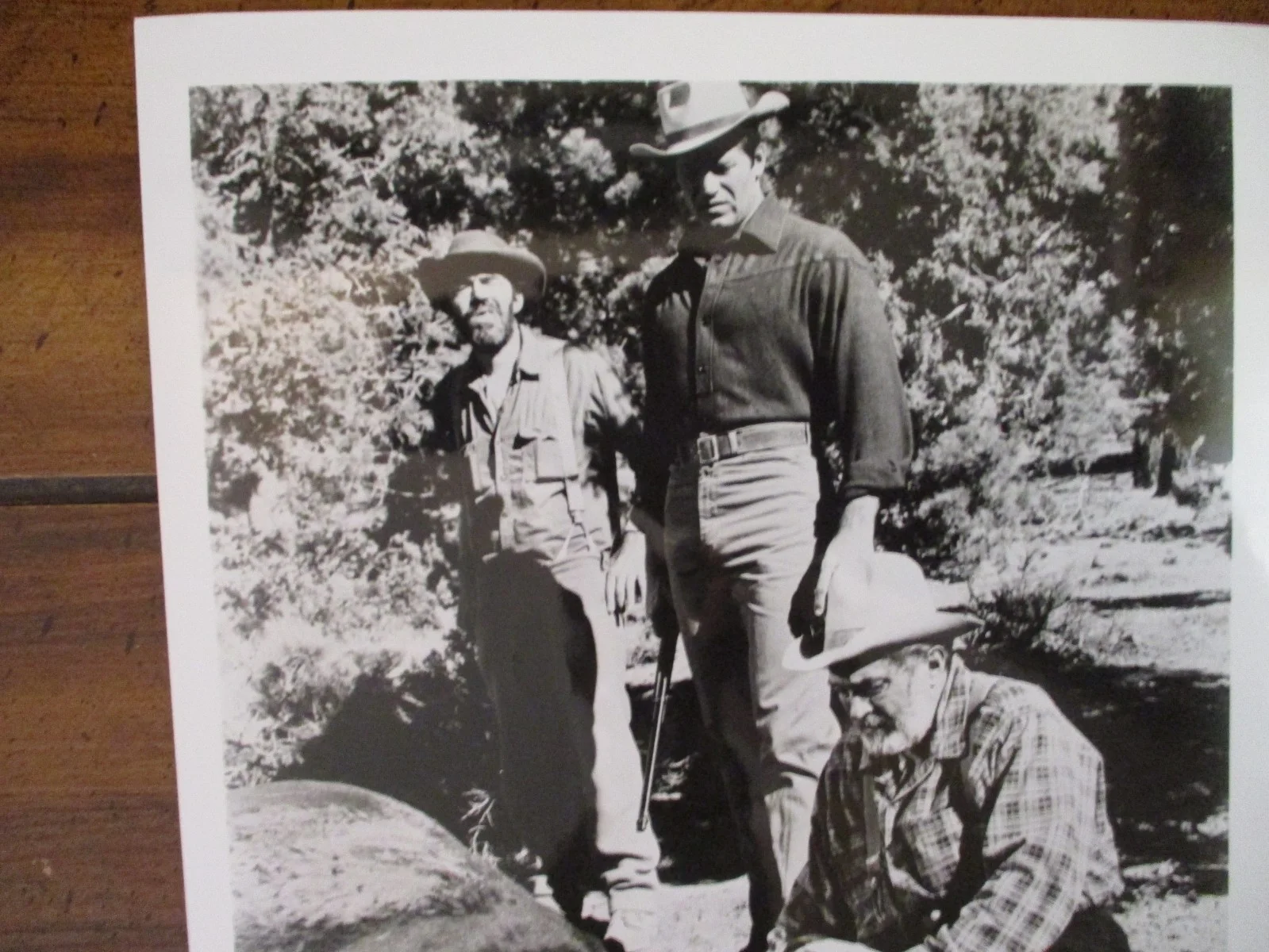 Clint Walker/Jack Elam/Don Haggerty(THE NIGHT OF THE GRIZZLY)1966 8x10 B&W Photo, изображение 2