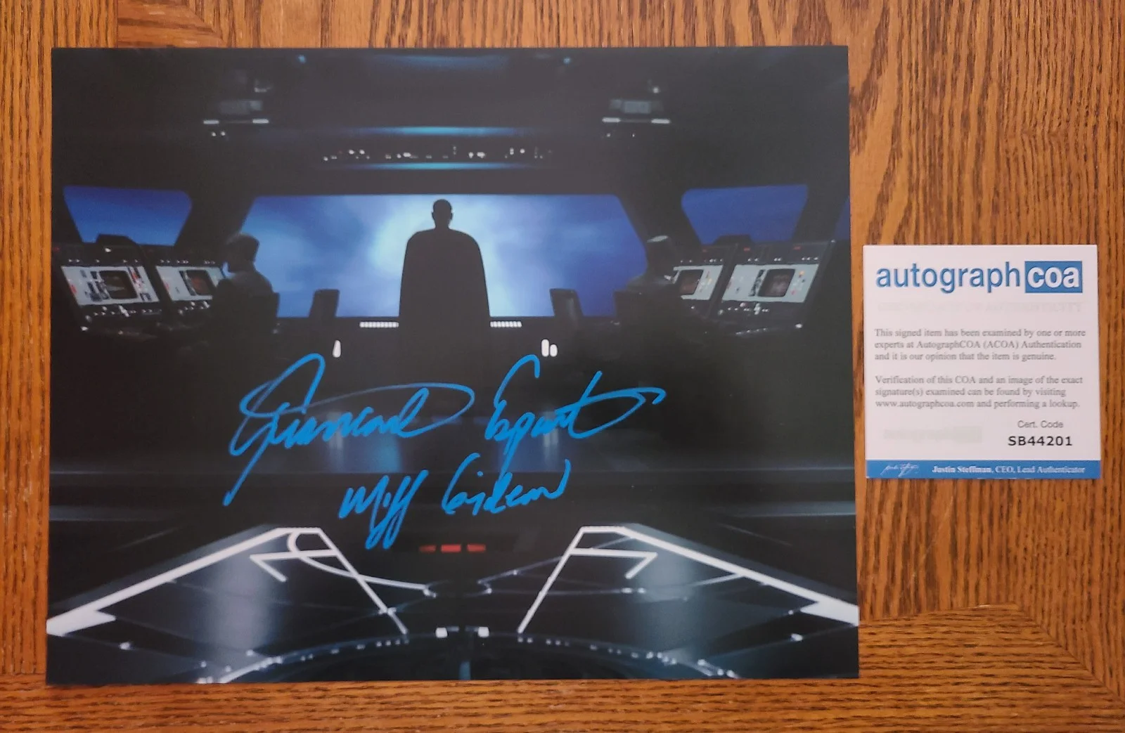 Giancarlo Esposito — Giancarlo Esposito Signed Star Wars Mandalorian (Moff Gideon) 11x14 (ACOA COA)