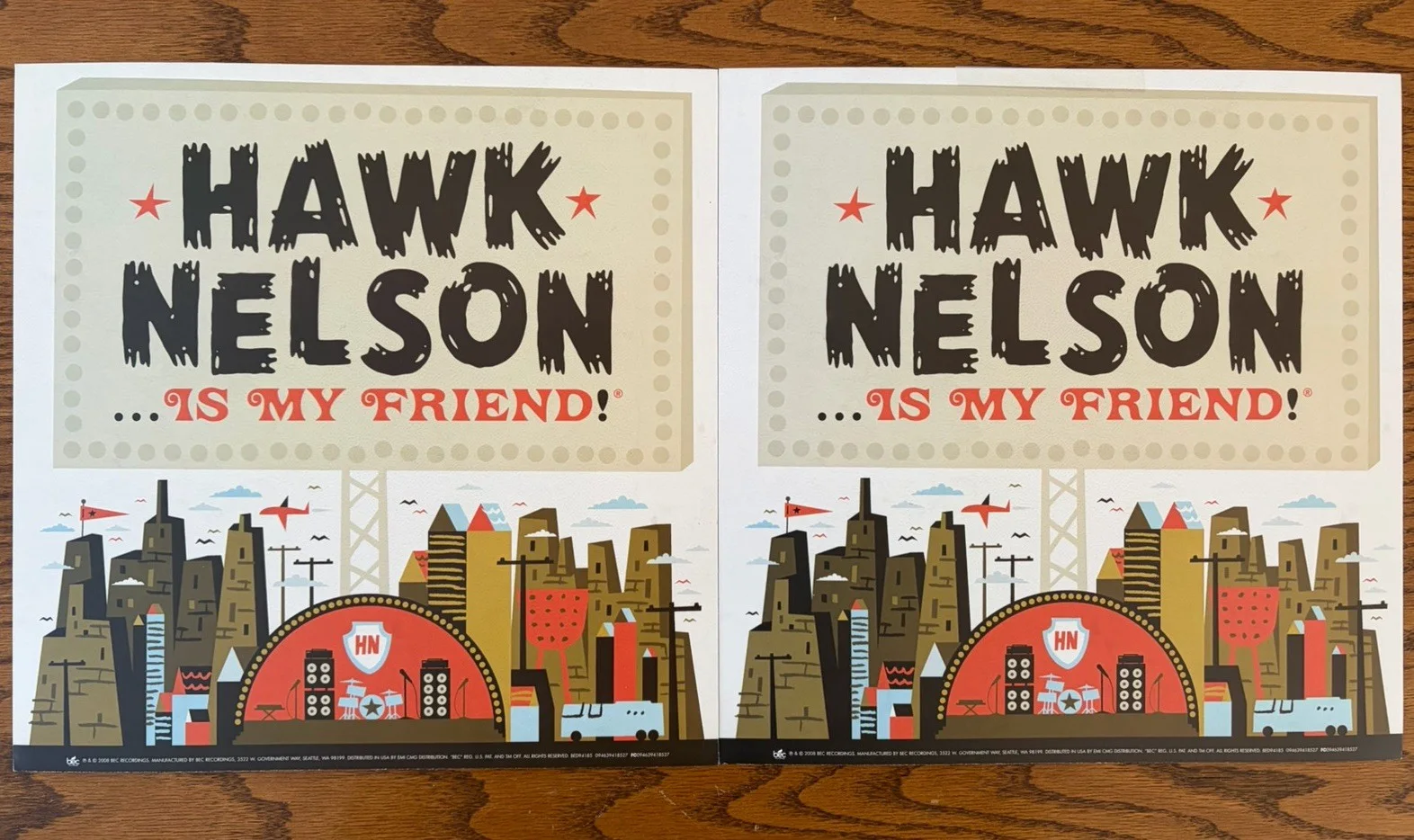 Hawk Nelson Is My Friend Special Edition CD DVD & Signed Autographed Poster 2008, изображение 5