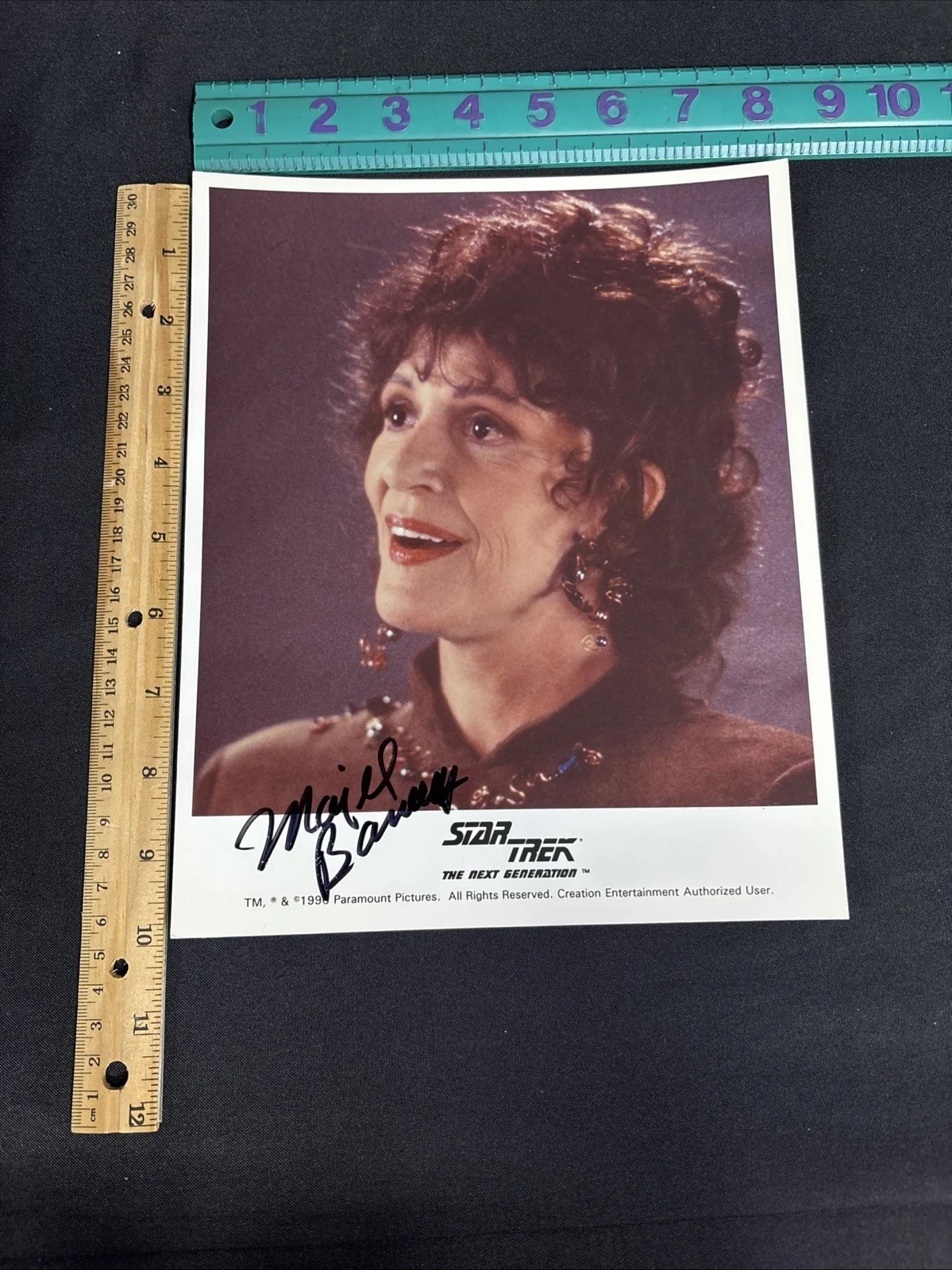 Majel Barrett — Star Trek The Next Generation Photo of Majel Barrett Autographed 8x10 Photo, изображение 2