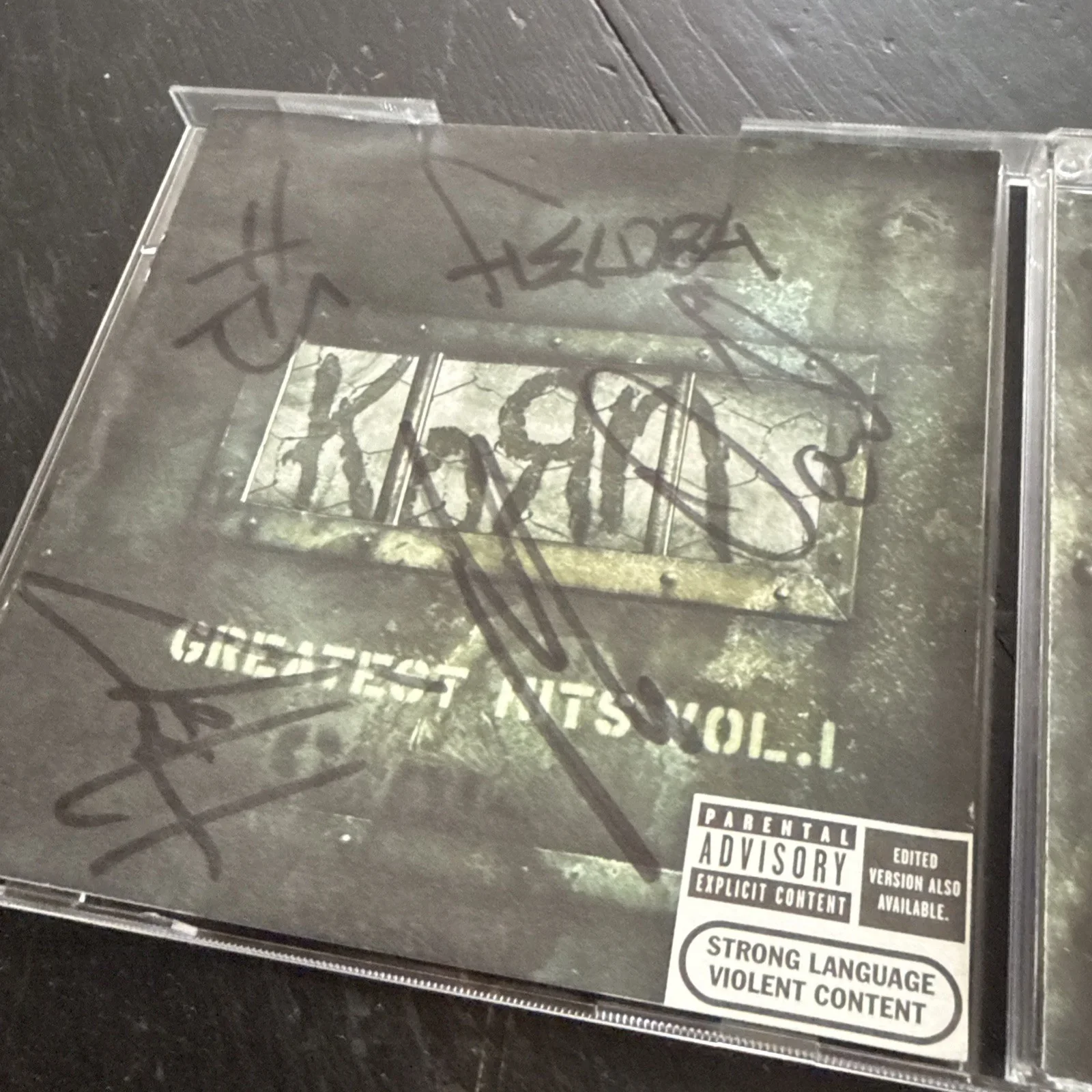 Korn Greatest Hits CD Signed by All Original Band Members, image 5