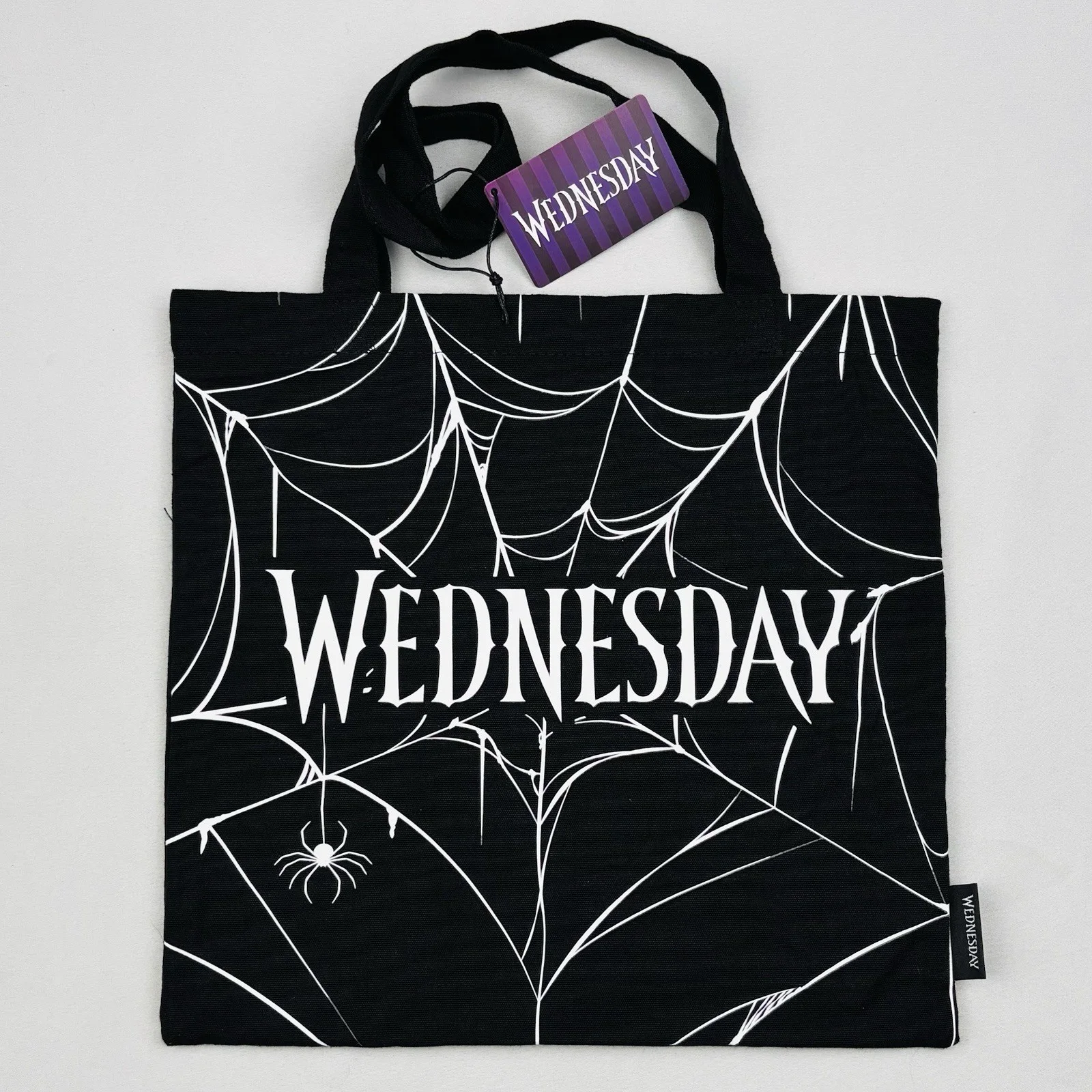 Wednesday Themed Gift Set Tote Bag Tech Decals & Window String Lights New, image 2