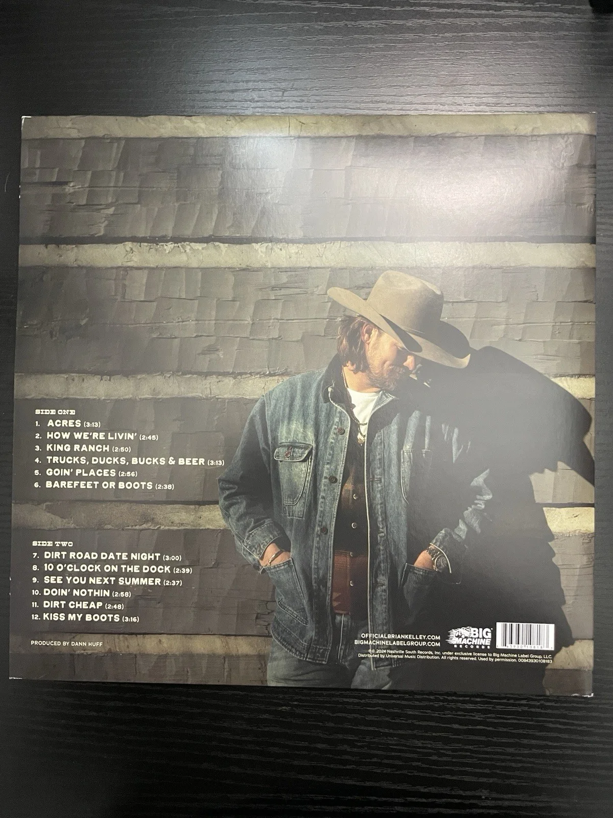 BRIAN KELLEY TENNESSEE TRUTH SIGNED AUTOGRAPH VINYL ALBUM ACOA LP RECORD FGL, изображение 3