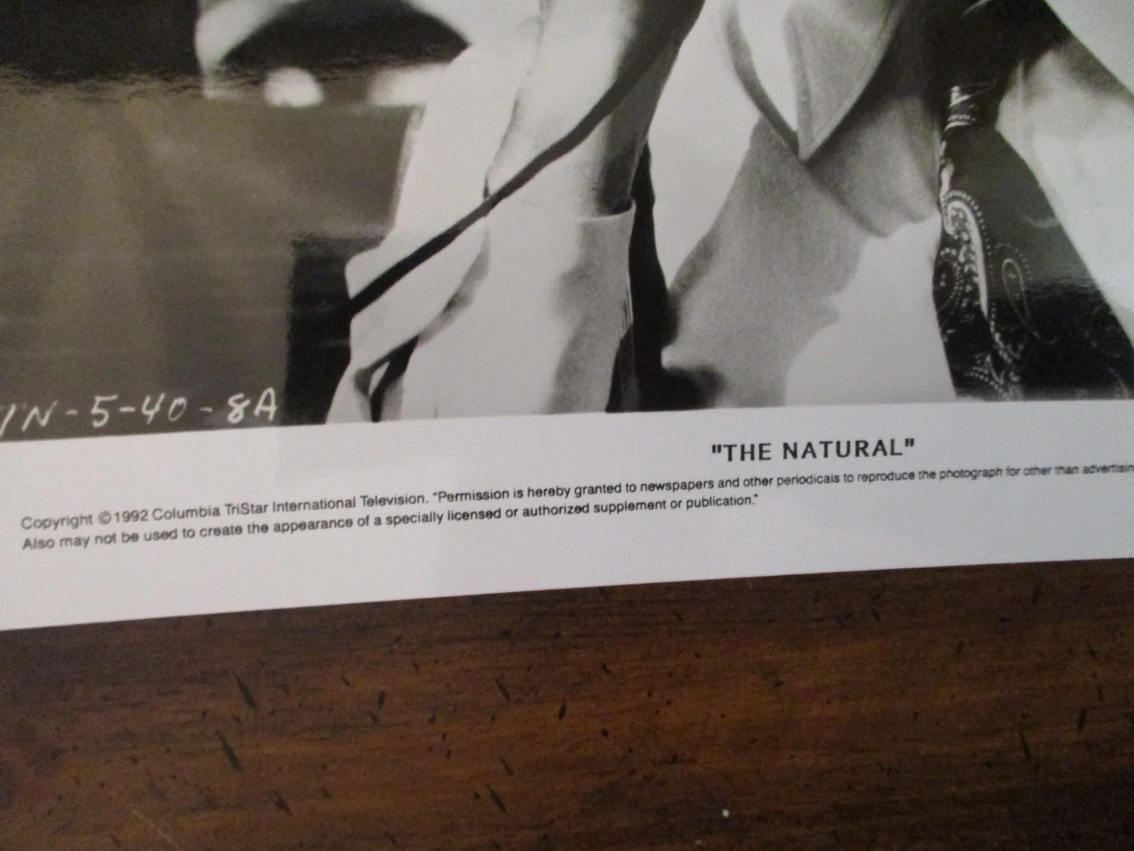 Robert Duvall ("THE NATURAL") 1992 10 x 8 Glossy Black & White Press Photo, image 2