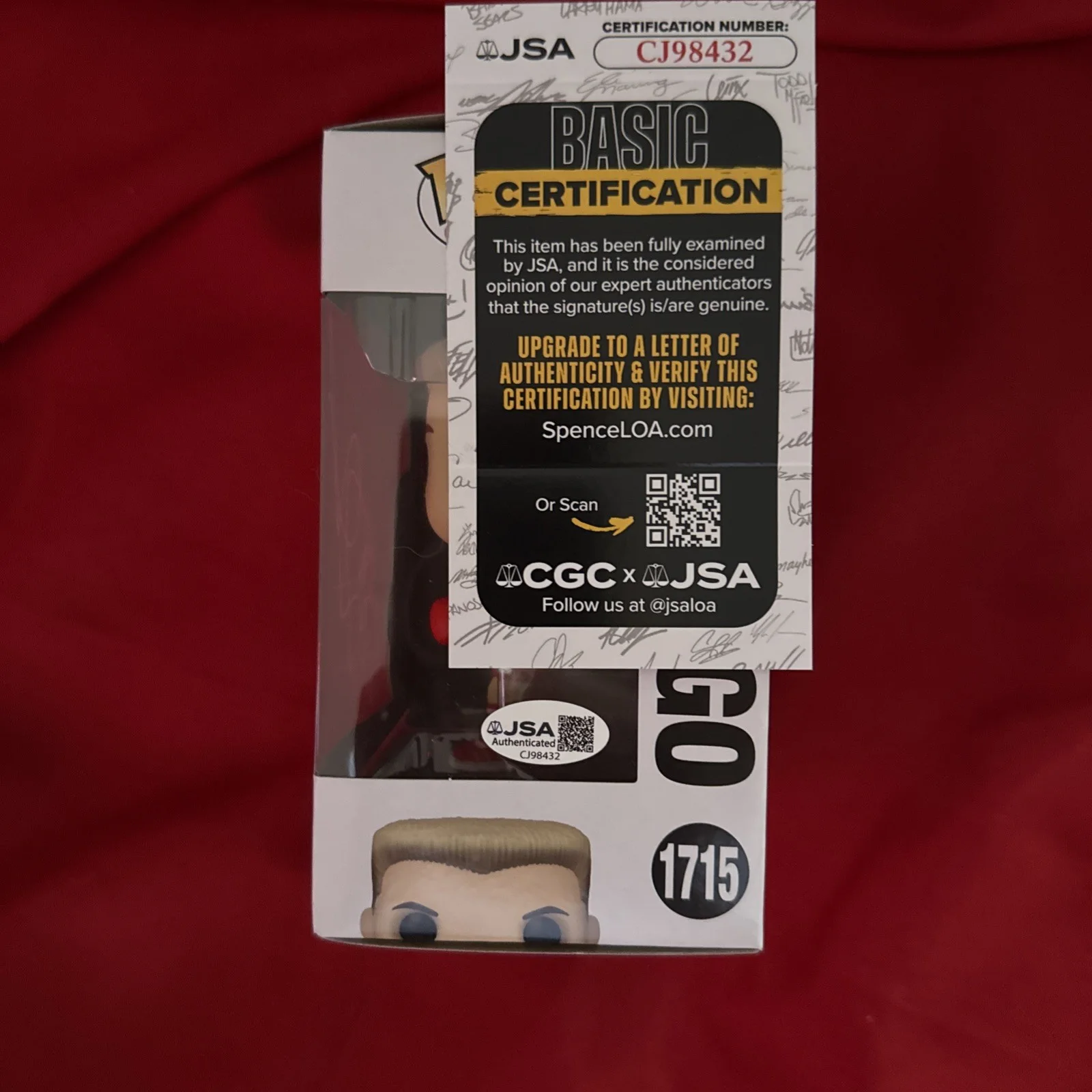 Dolph Lundgren — Dolph Lundgren Signed Autographed Ivan Drago Funko #1715 Rocky JSA COA, image 3