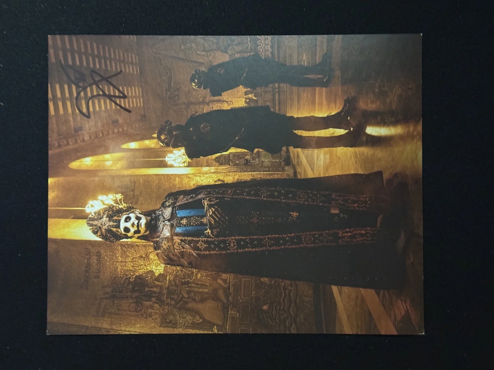 Ghost Bc Papa Emeritus IV Autographed Print w/ Sister Buck Mummy Dust, изображение 2