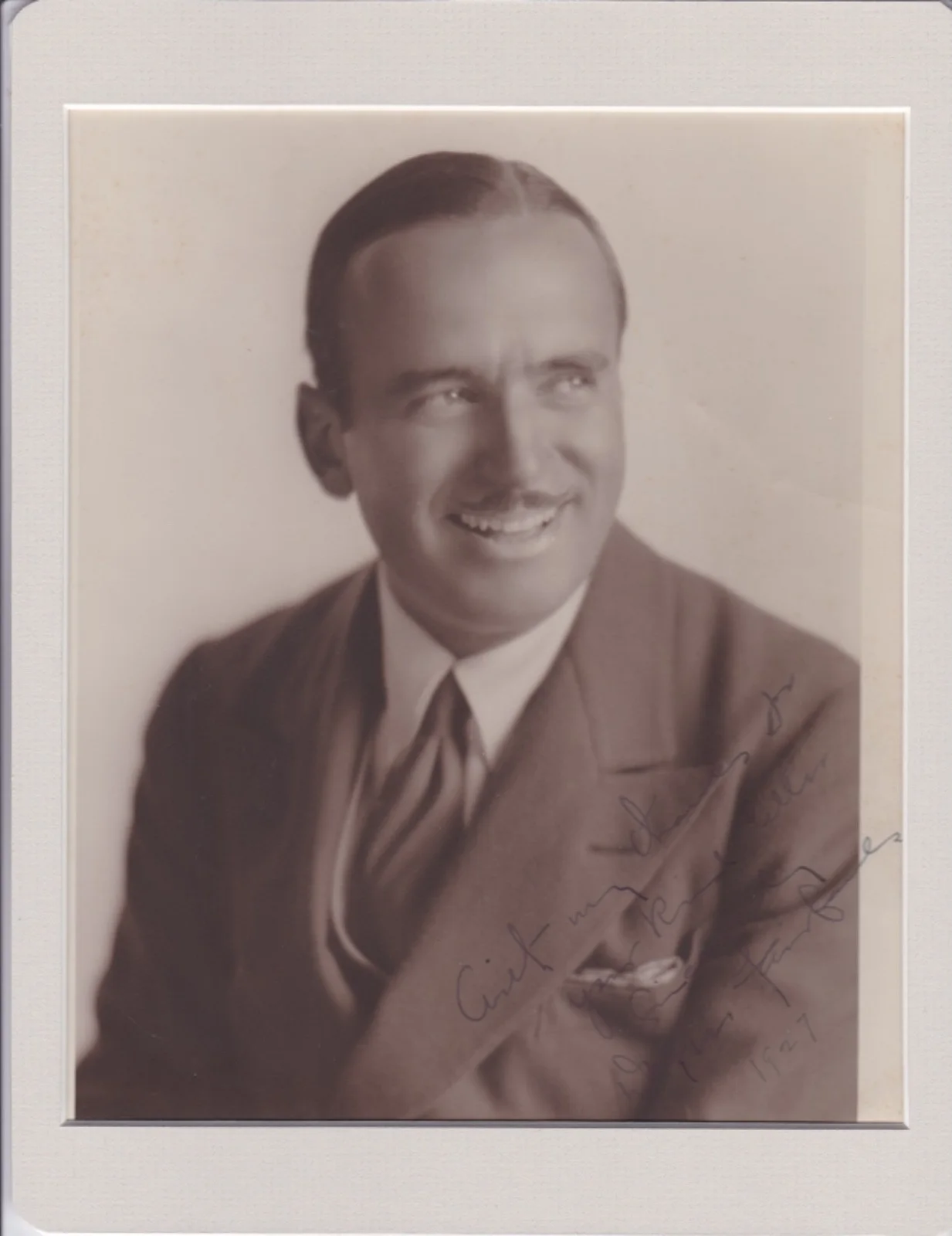 Douglas Fairbanks — Outstanding Douglas Fairbanks Autographed Photograph (1927)