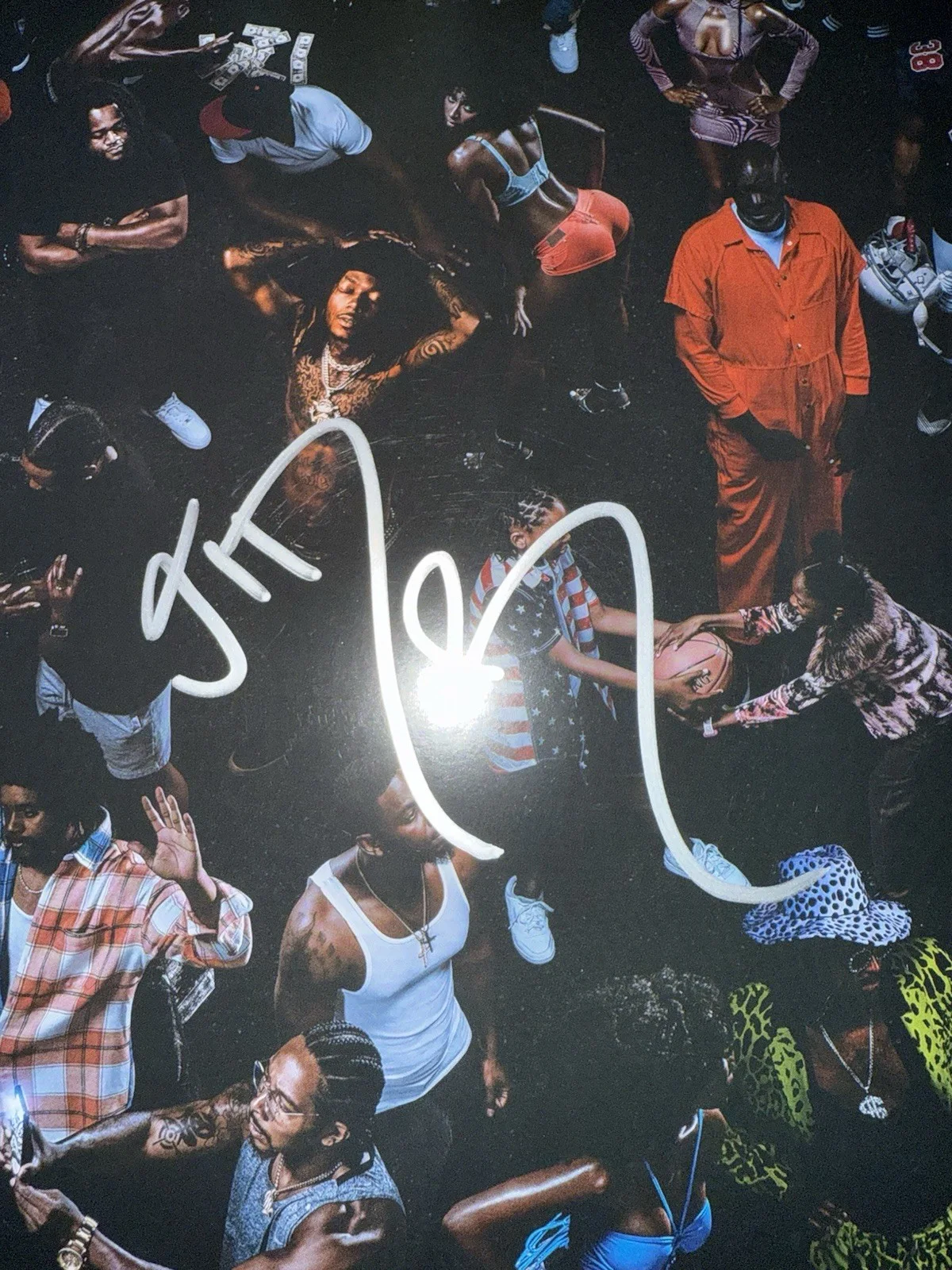 RAPPER JID SIGNED AUTOGRAPHED THE FOREVER STORY VINYL ALBUM RECORD JSA COA J.I.D, изображение 2