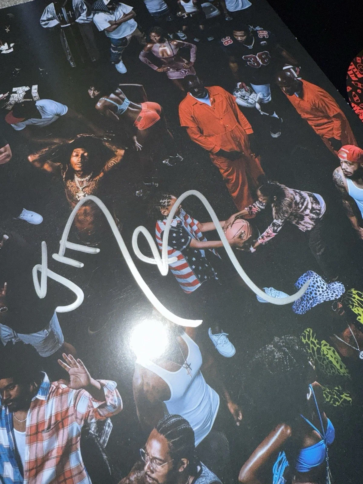 RAPPER JID SIGNED AUTOGRAPHED THE FOREVER STORY VINYL ALBUM RECORD JSA COA J.I.D, изображение 3