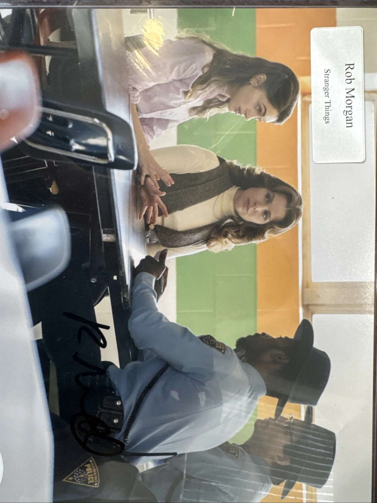 Rob Morgan — Rob Morgan "Stranger Things" AUTOGRAPH Signed 'Officer Powell' 8x10 Photo B ACOA