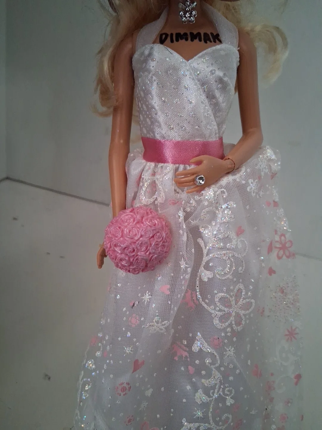 Steve Aoki Custom Art Barbie Doll, Bride Drawn On By Steve, Zombie, Unique 1/1, image 5