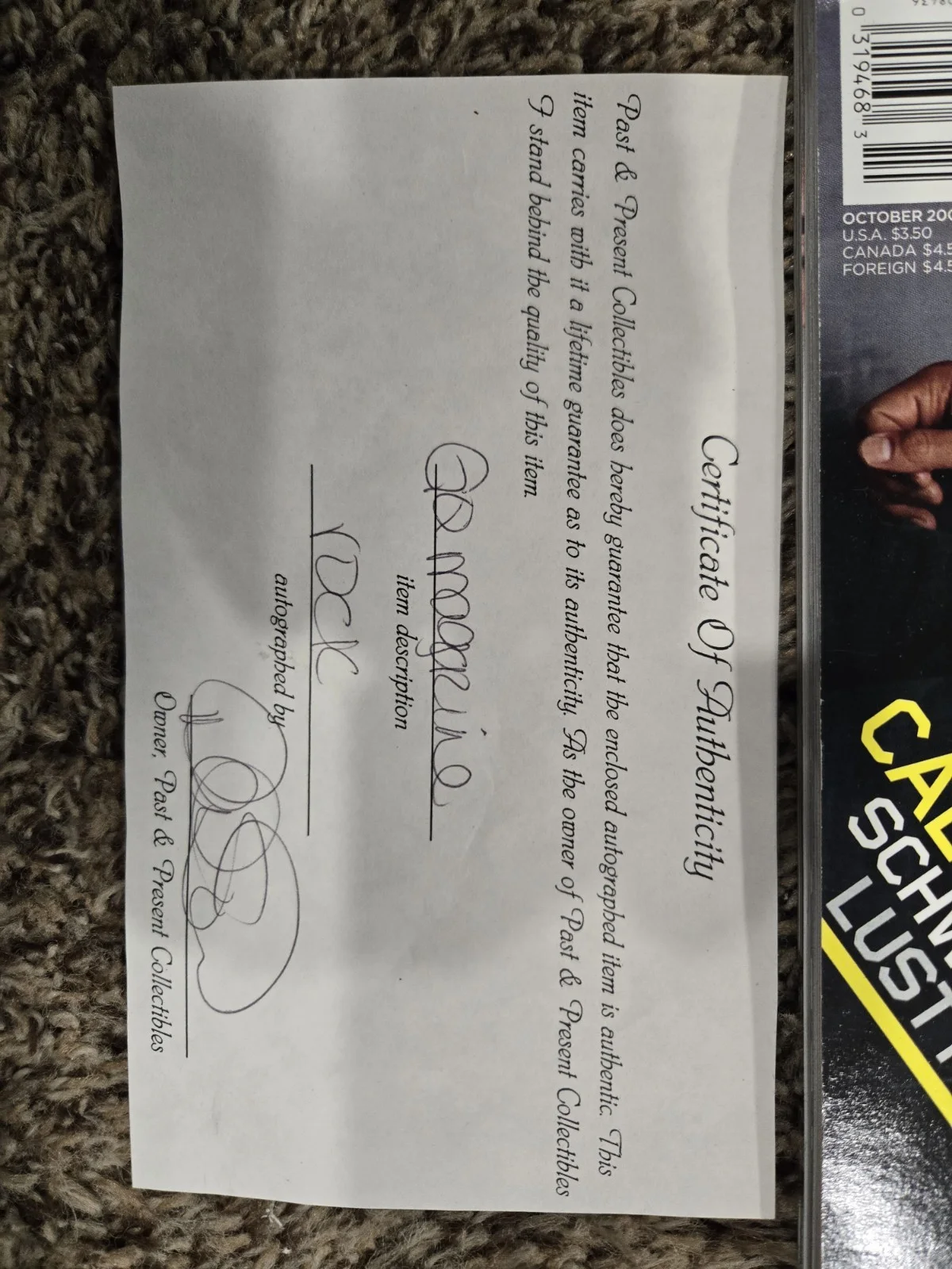 GQ Magazine Signed by THE ROCK DWAYNE JOHNSON W/ COA March 2023, image 4