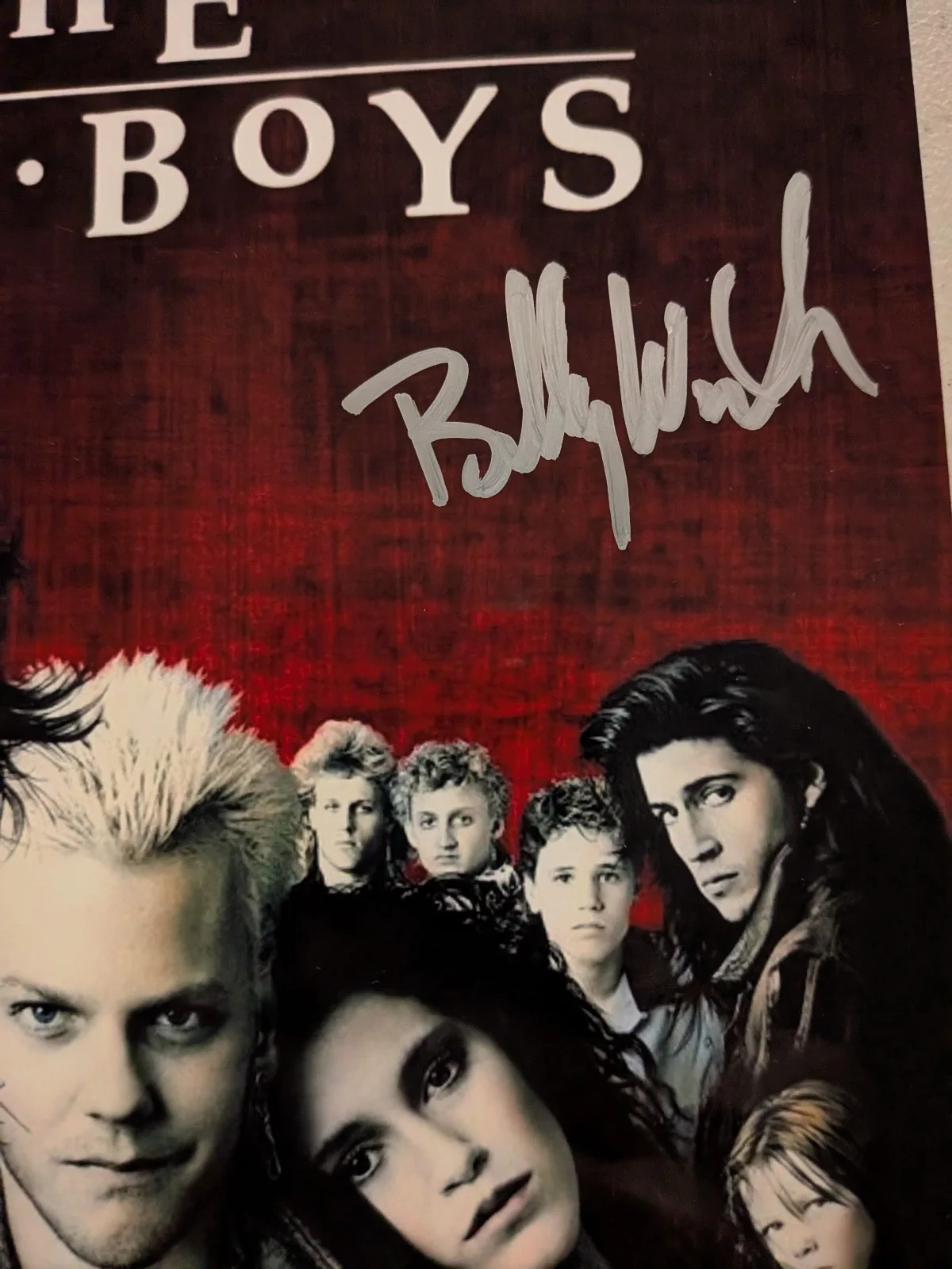 Jamison Newlander - Billy Wirth 2x signed 8x10 PHOTO The Lost Boys JSA COA, image 2