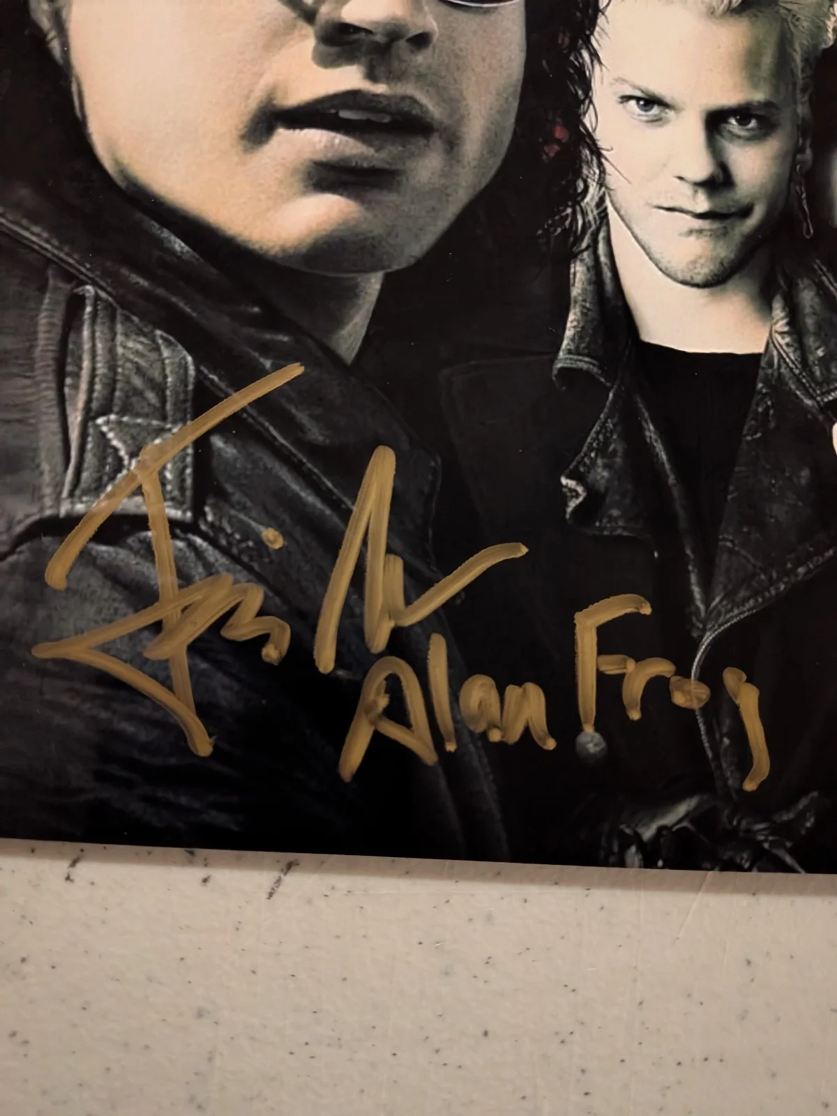 Jamison Newlander - Billy Wirth 2x signed 8x10 PHOTO The Lost Boys JSA COA, image 3