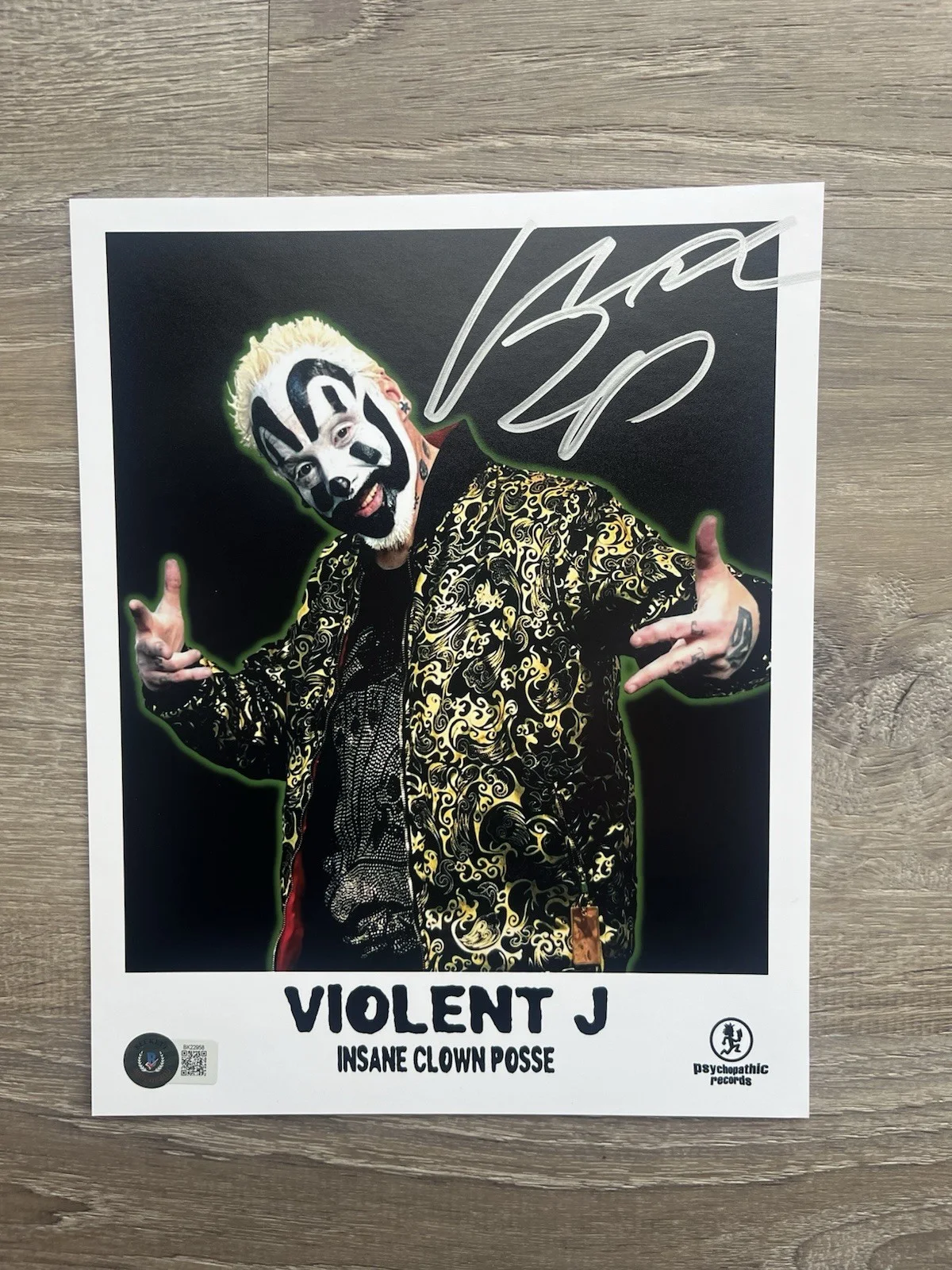 Violent J Signed ICP 8x10 Photo Beckett COA Insane Clown Posse Juggalo, изображение 2