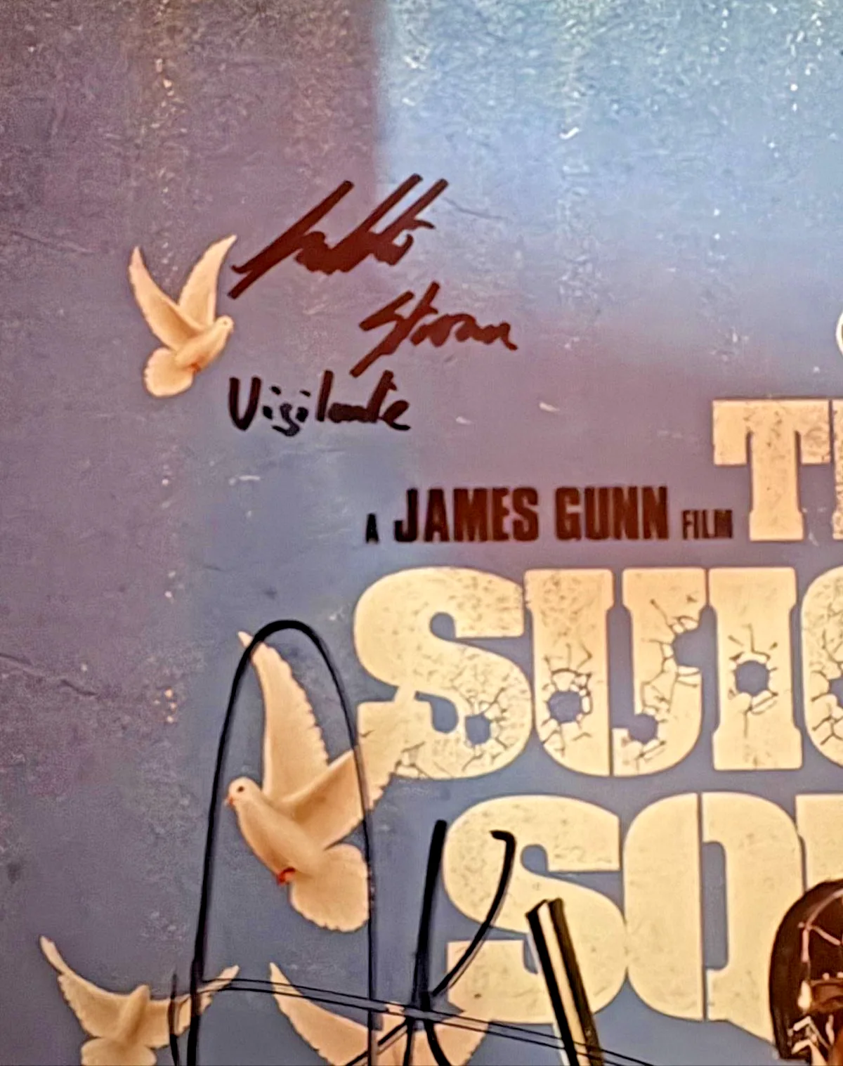 John Cena, Freddie Stroma — JOHN CENA FREDDIE STROMA SIGNED AUTOGRAPHED 11X17 PHOTO THE SUICIDE SQUAD SWAU, image 2