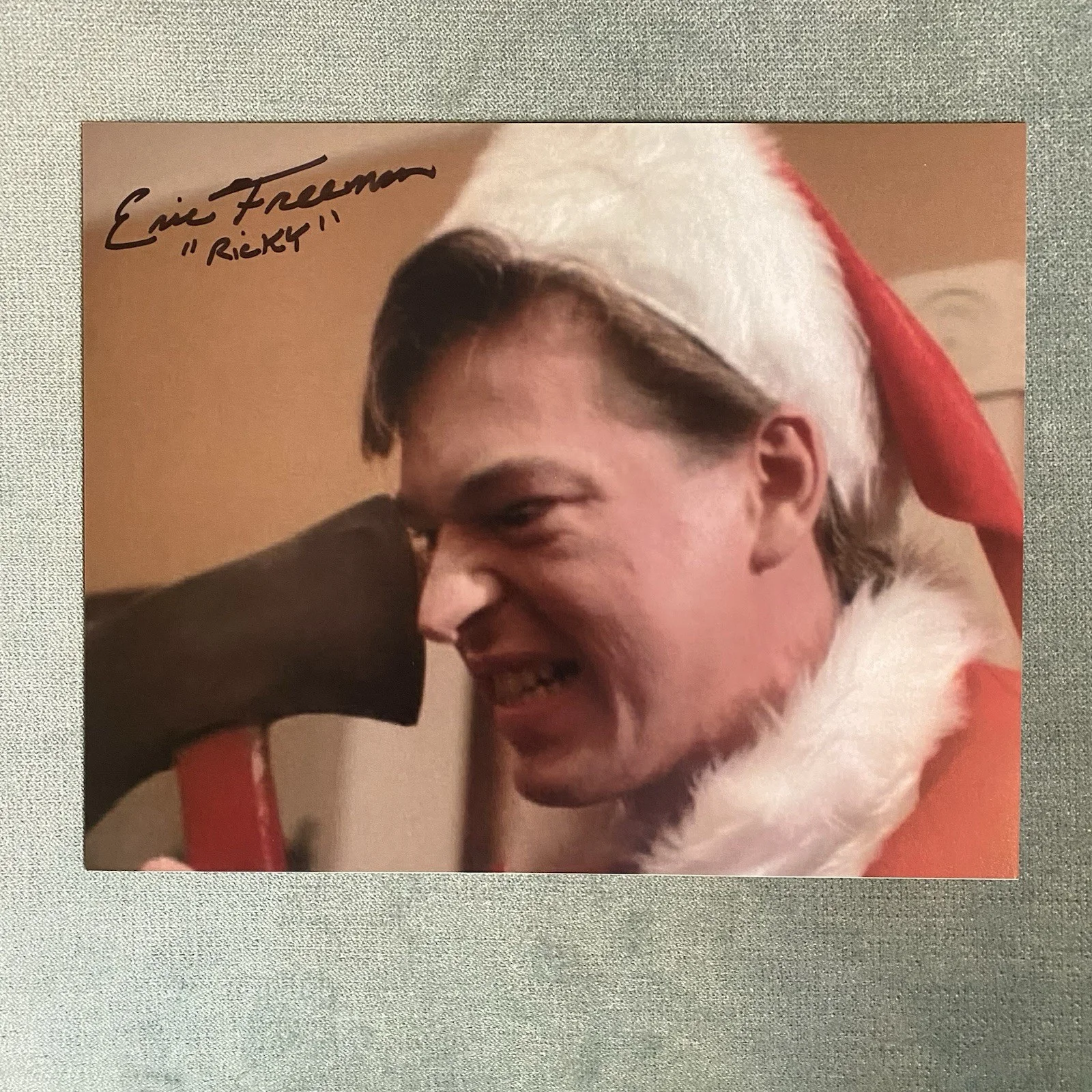 Eric Freeman — Silent Night Deadly Night Part 2 Eric Freeman Signed 8x10 Autograph Photo W/ Bar