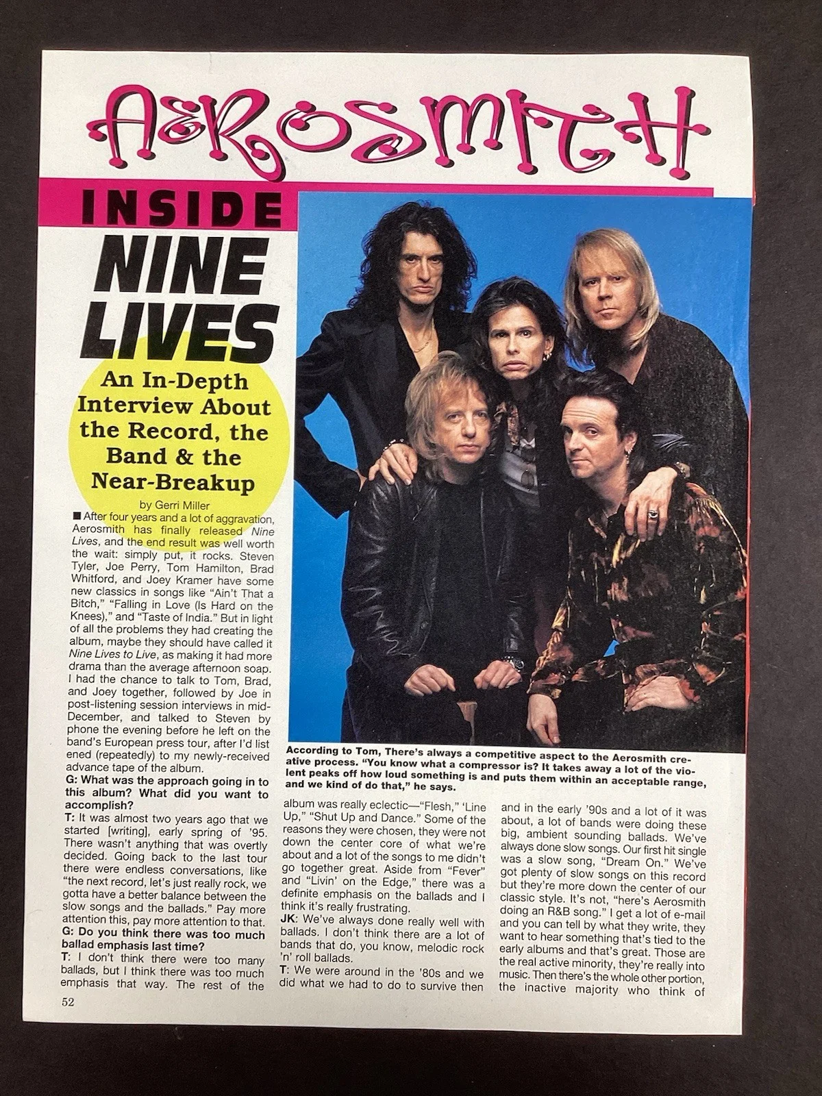 Vince Neil Signed Magazine Page 8x10 Motley Crue Autograph Lead Singer 80s TPG, изображение 2