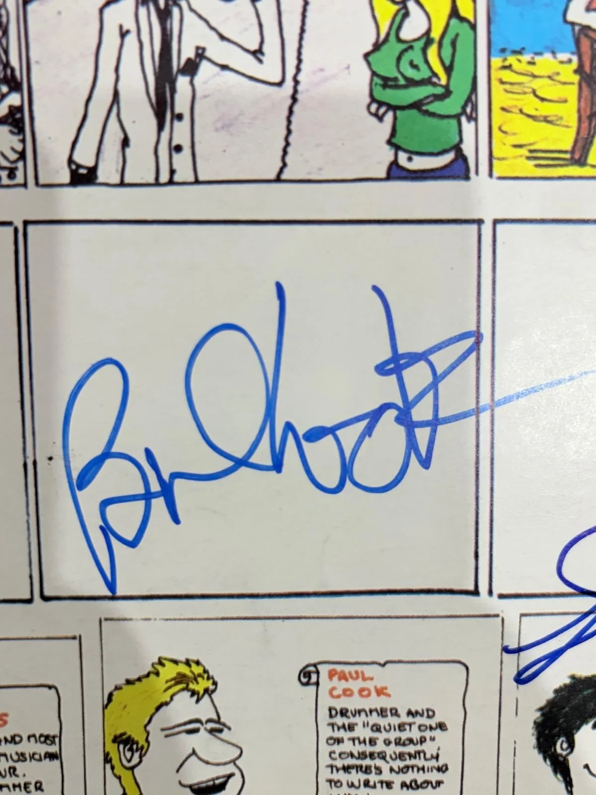 Paul Cook, Steve Jones, Glen Matlock, Johnny Rotten — SEX PISTOLS SIGNED POSTER PAUL COOK STEVE JONES GLEN MATLOCK JOHNNY ROTTEN PSA, изображение 5