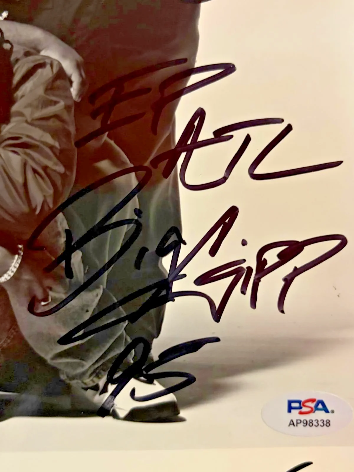 BIG GIPP, CEE LO GREEN, KHUJO, T-MO — GOODIE MOB X4 SIGNED AUTOGRAPHED 8X10 PHOTO BIG GIPP CEE LO GREEN KHUJO T-MO PSA, изображение 3