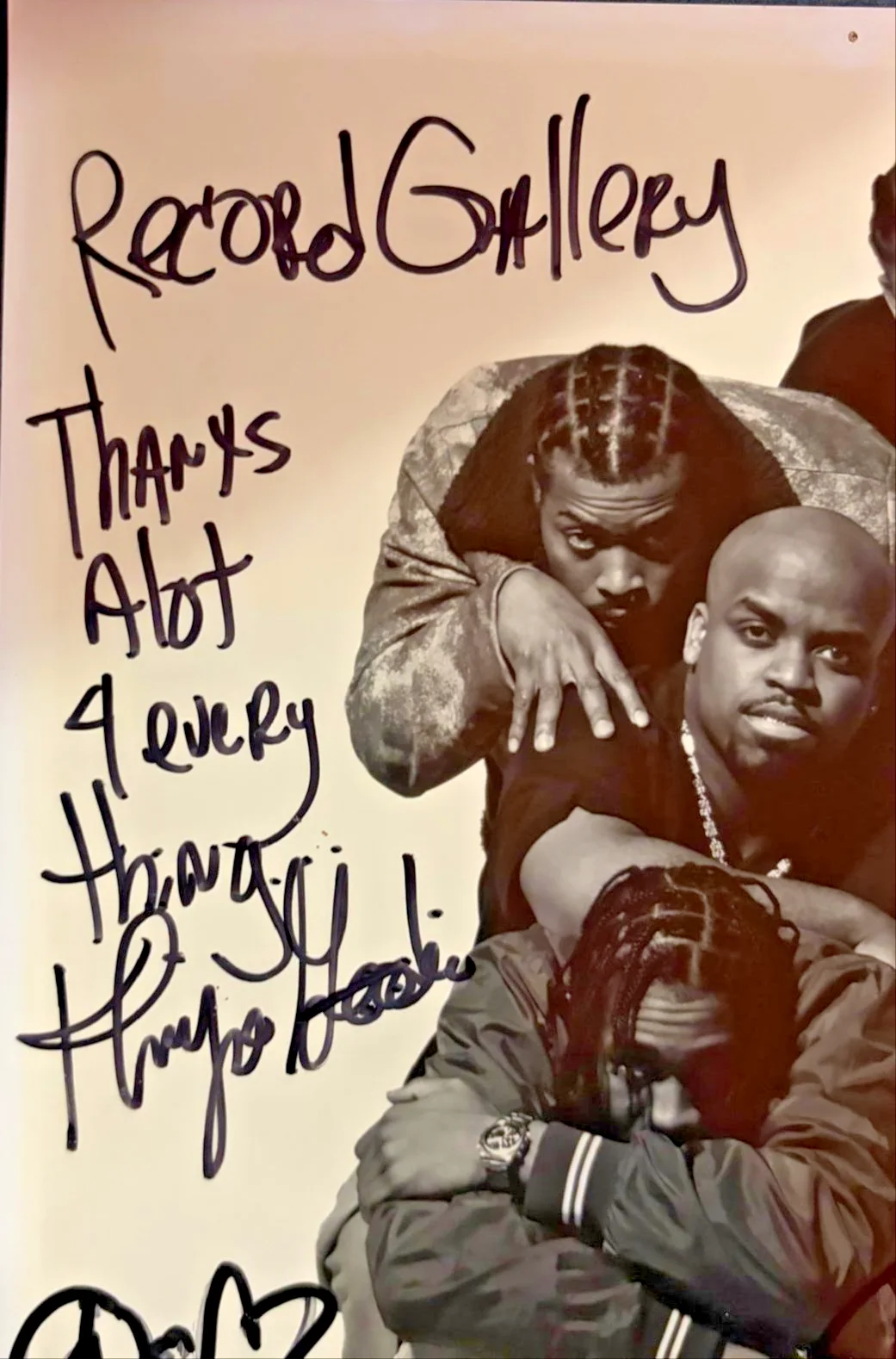 BIG GIPP, CEE LO GREEN, KHUJO, T-MO — GOODIE MOB X4 SIGNED AUTOGRAPHED 8X10 PHOTO BIG GIPP CEE LO GREEN KHUJO T-MO PSA, изображение 4