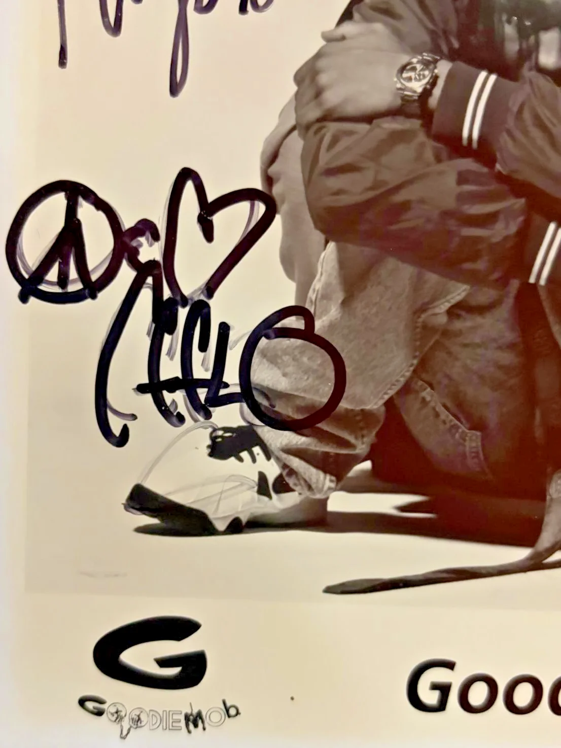 BIG GIPP, CEE LO GREEN, KHUJO, T-MO — GOODIE MOB X4 SIGNED AUTOGRAPHED 8X10 PHOTO BIG GIPP CEE LO GREEN KHUJO T-MO PSA, изображение 5