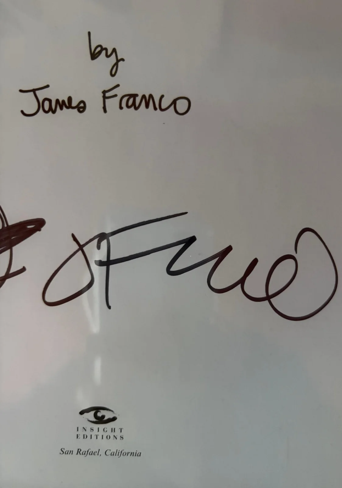 James Franco — JAMES FRANCO SIGNED SKETCH ENCAPSULATED CALIFORNIA CHILDHOOD SPIDERMAN PSA RARE, изображение 3