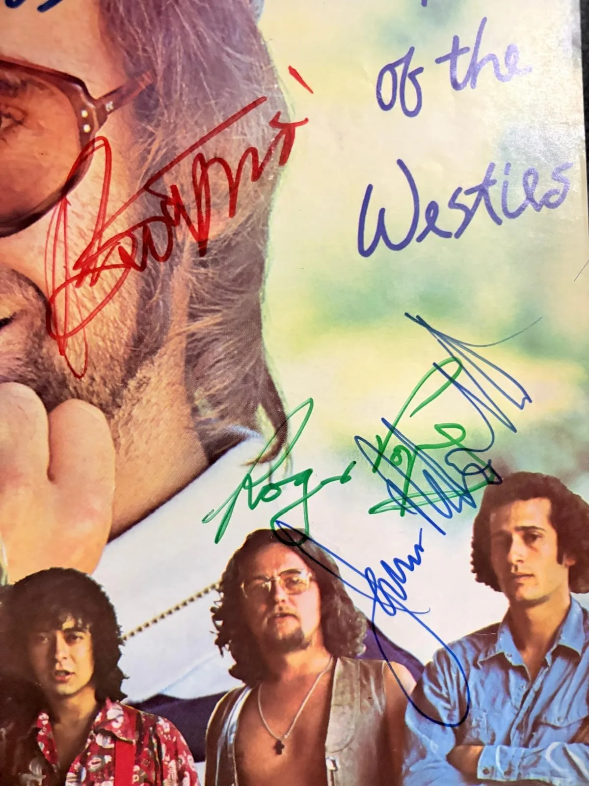 Elton John, Bernie Taupin, Caleb, Ray, Davey, Kenny, Roger, James — ELTON JOHN BAND SIGNED AUTOGRAPH 11X14 PHOTO X8 BERNIE CALEB RAY DAVEY PSA COA B, изображение 4