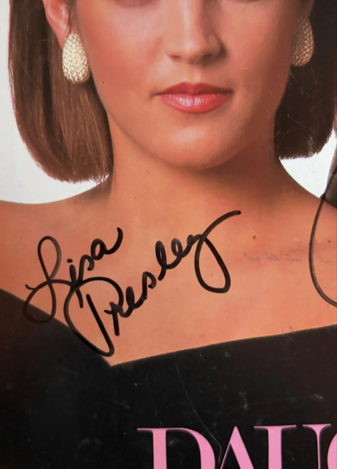 Lisa Marie Presley, Priscilla Presley — LISA MARIE PRISCILLA PRESLEY SIGNED LIFE MAGAZINE COVER ELVIS DAUGHTER TALKS PSA, image 2