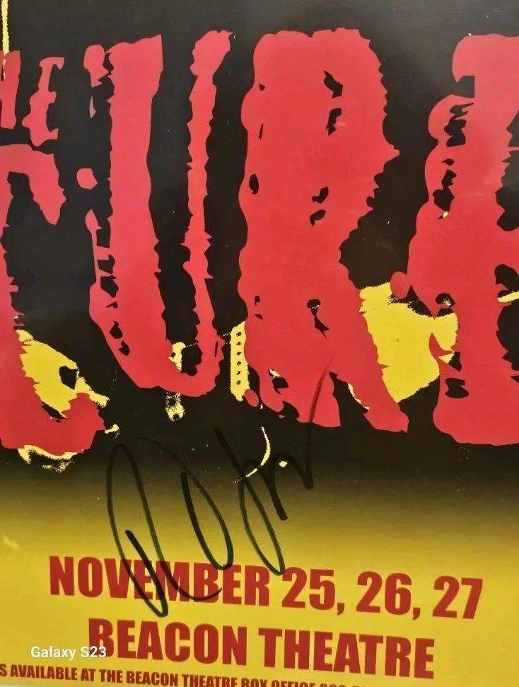 The Cure Robert Smith Signed 11x17 2011 Refection Tour Concert Poster! Heaven, изображение 2